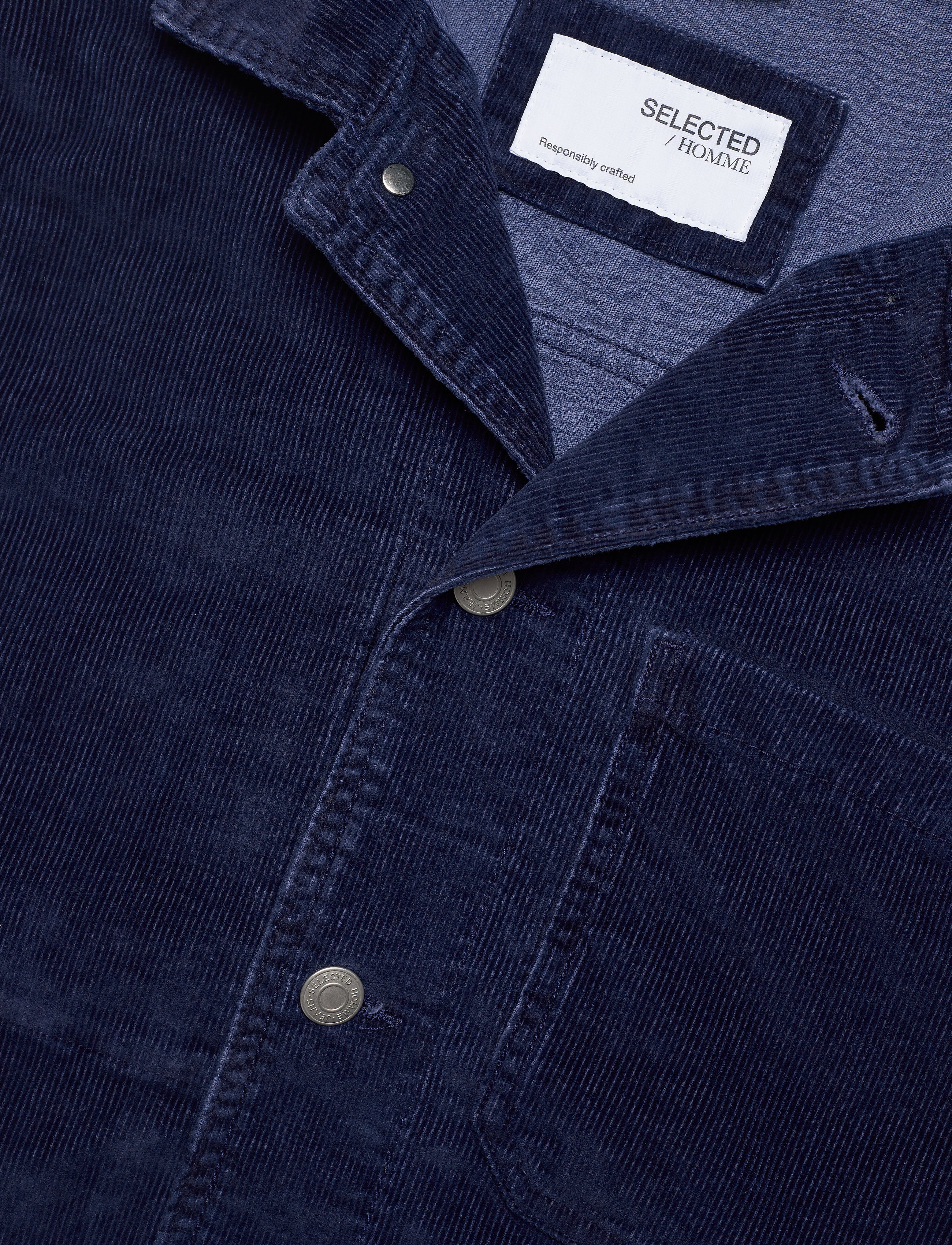 Selected Homme - SLHTOKYO 21803 INDIGO CORD OVERSHIRT U - blue indigo - 2