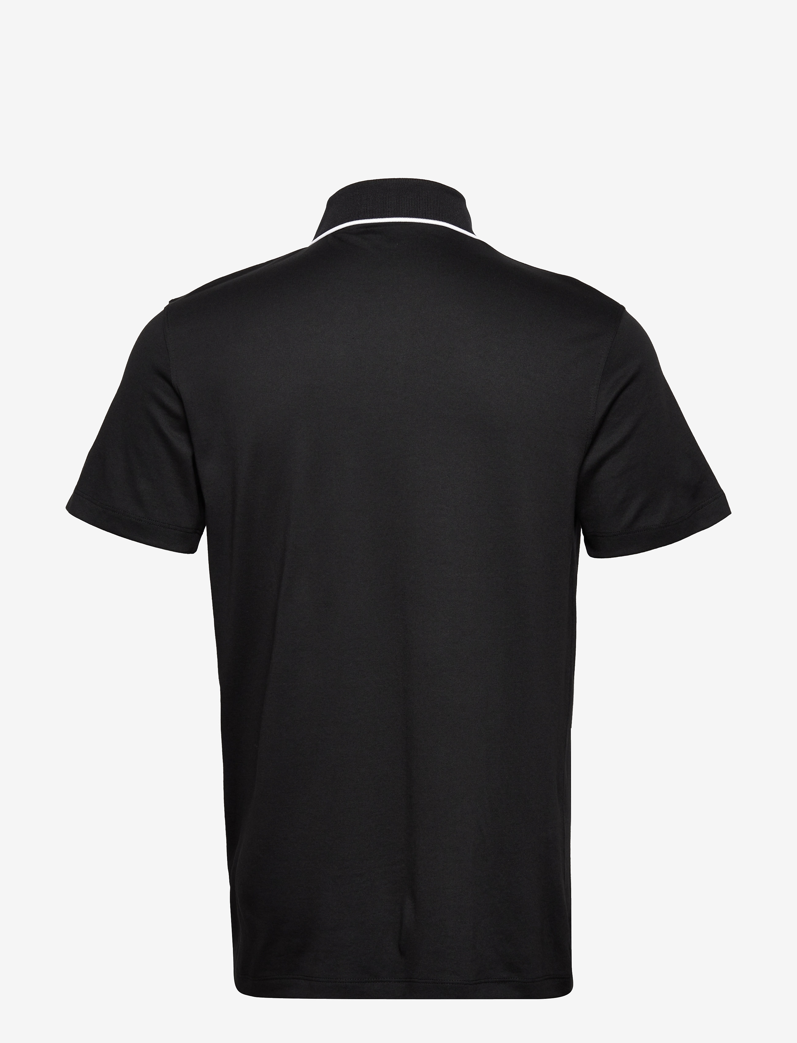 Selected - SLH LEROY COOLMAX SS POLO B - laveste priser - black - 2