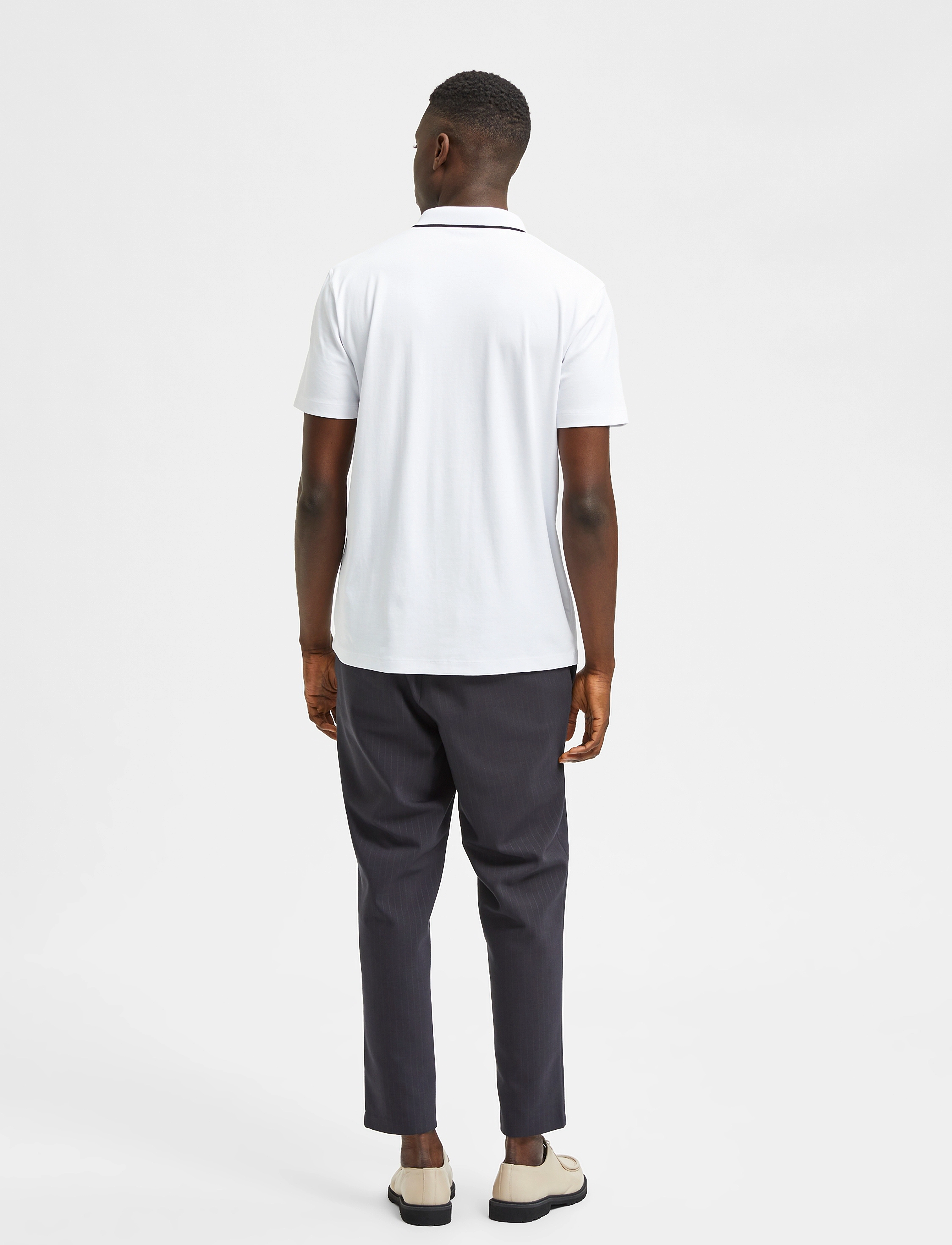 Selected - SLHLEROY SS POLO NOOS - polos à manches courtes - bright white - 3