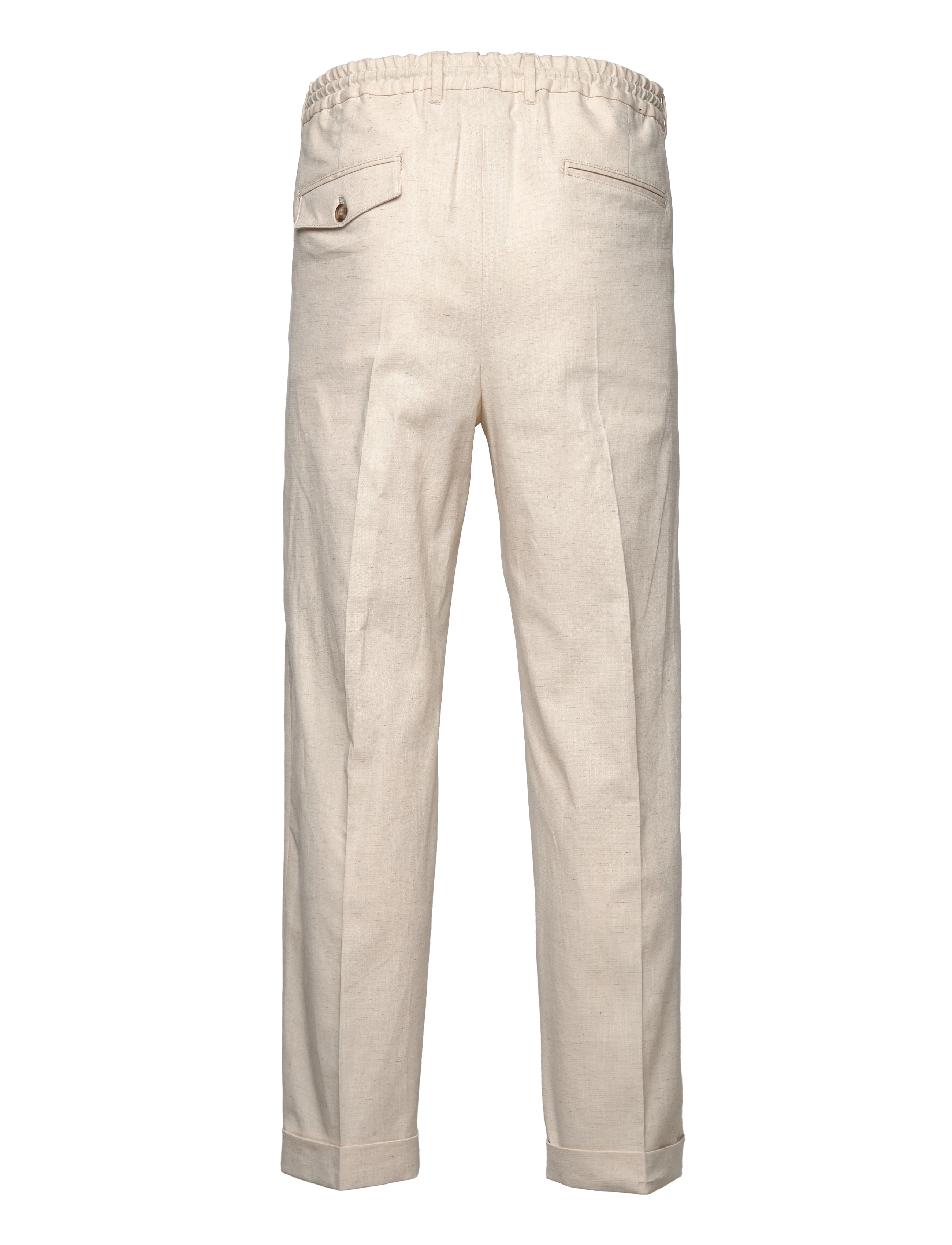 Selected Homme - SLHLOOSE-MARTIN LINEN TROUSER - bone white - 1