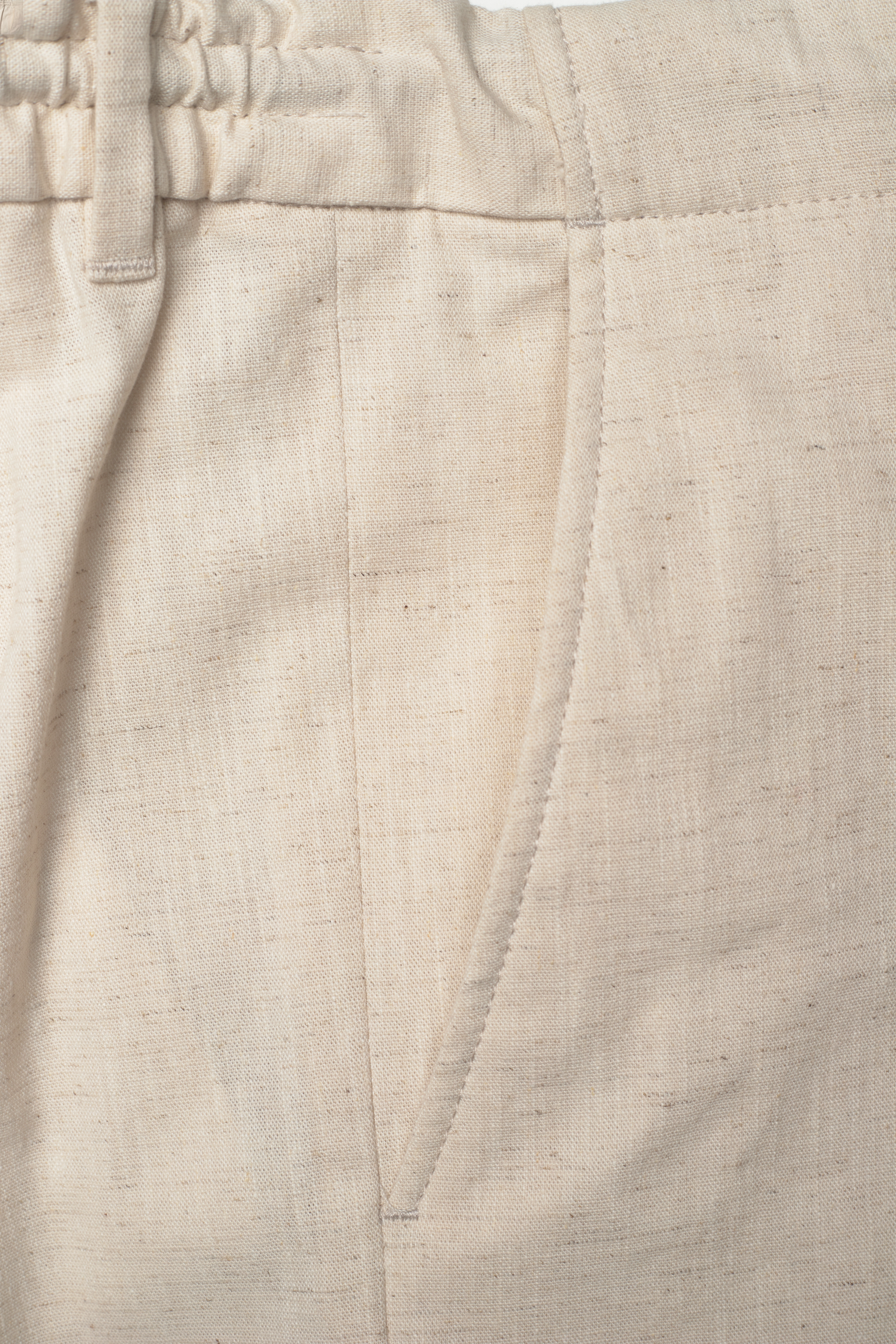Selected Homme - SLHLOOSE-MARTIN LINEN TROUSER - bone white - 2