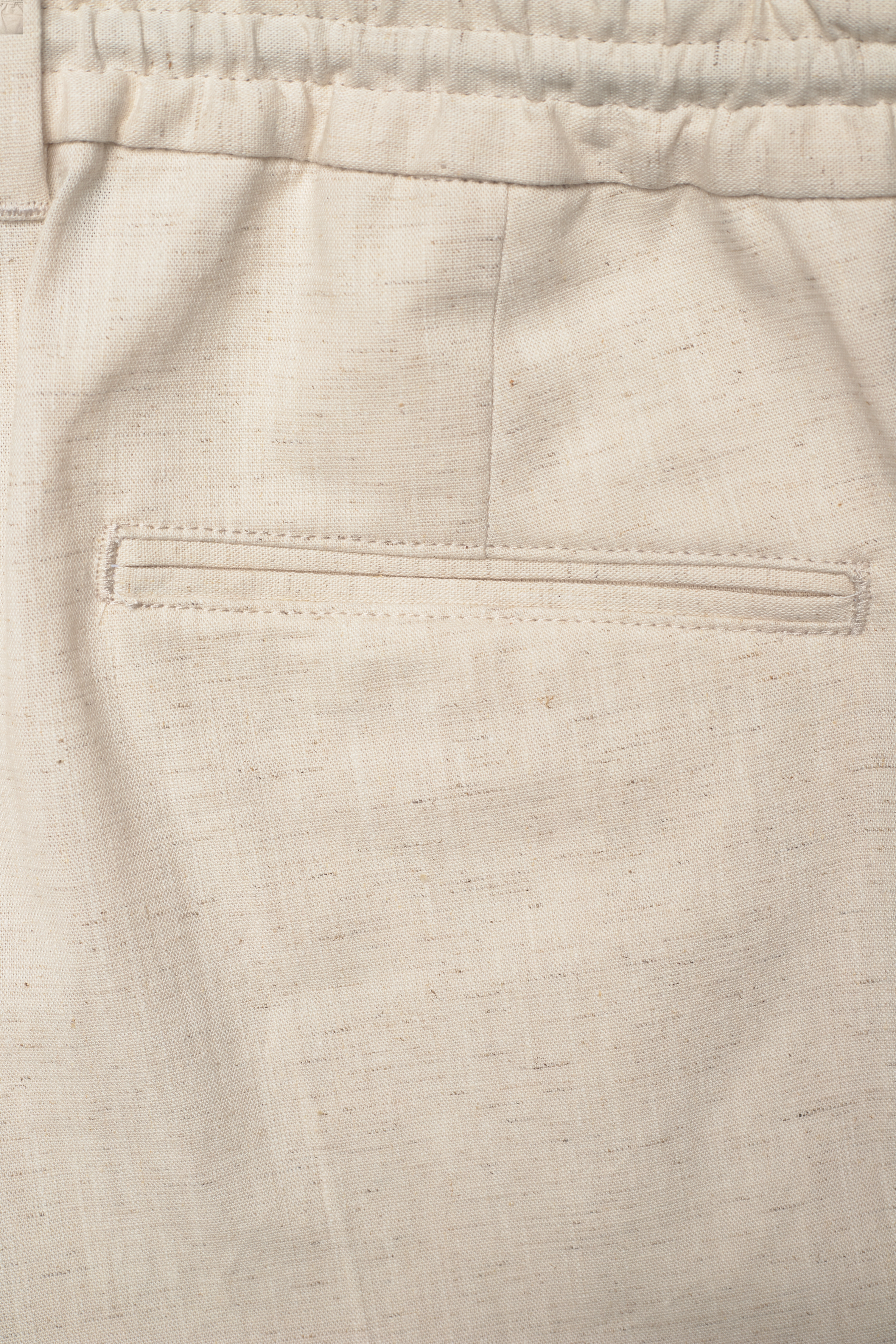 Selected Homme - SLHLOOSE-MARTIN LINEN TROUSER - bone white - 4