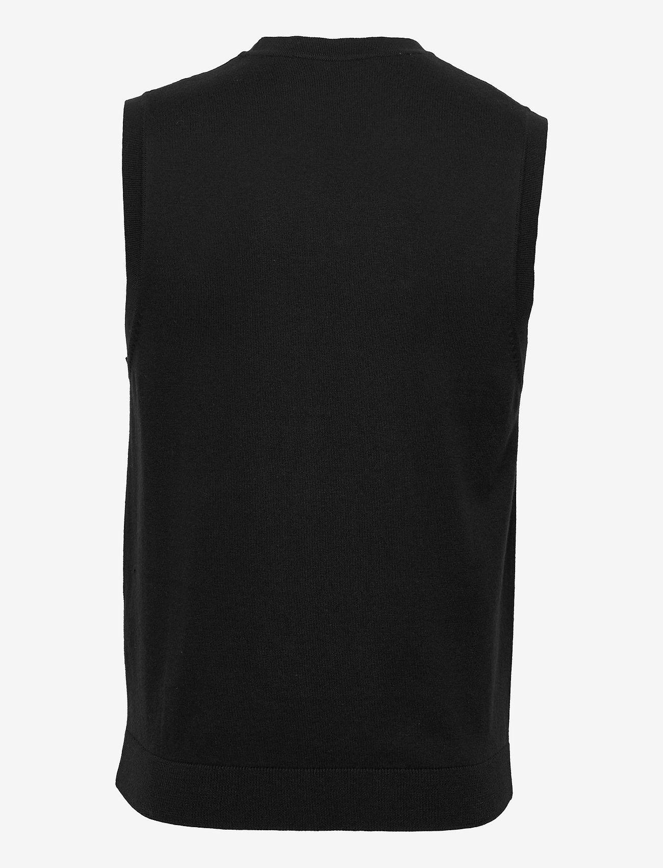 Selected Homme - SLHBERG SL KNIT VEST - black - 1