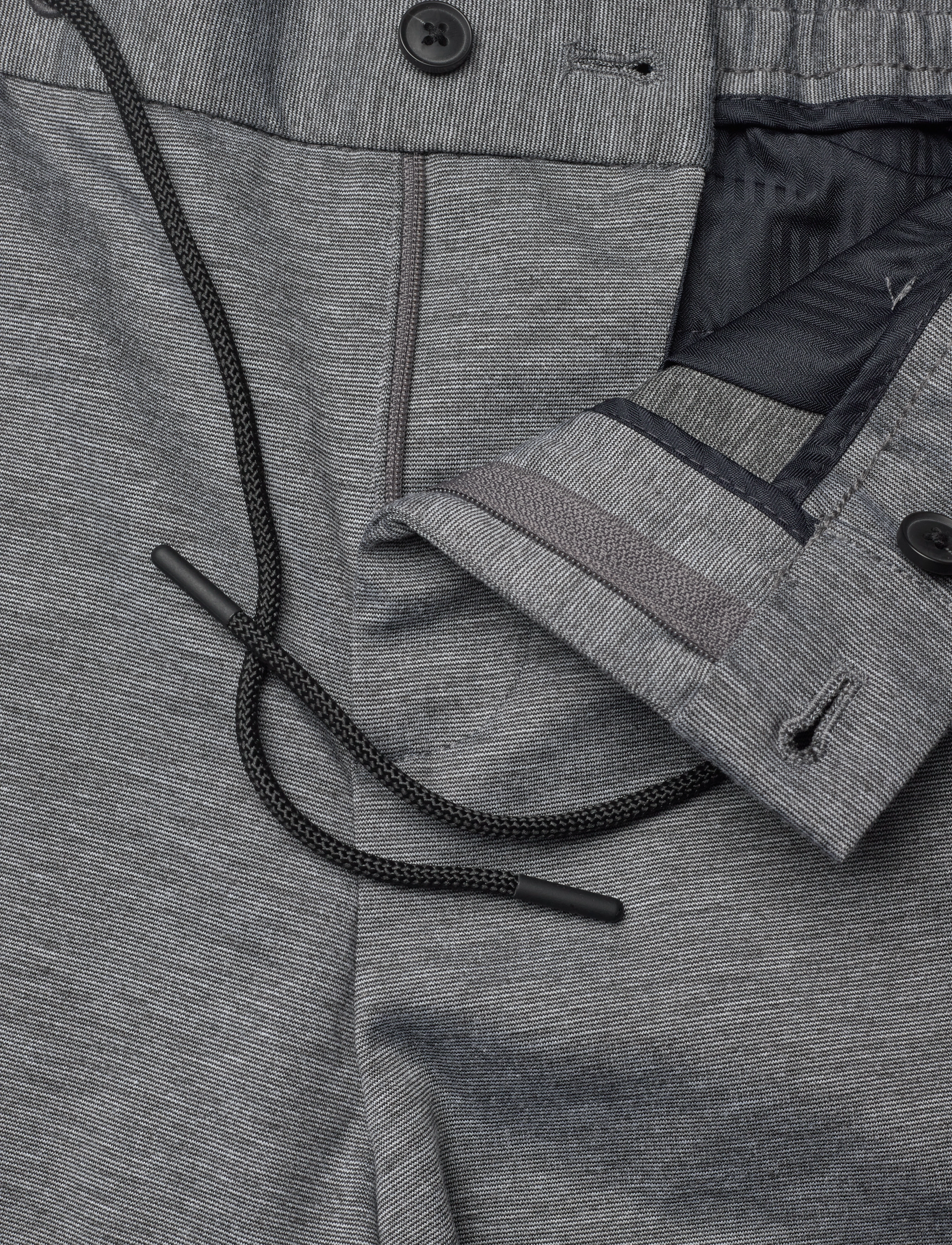 Selected - SLHJAKE FLEX STRING SHORTS B - grey melange - 3