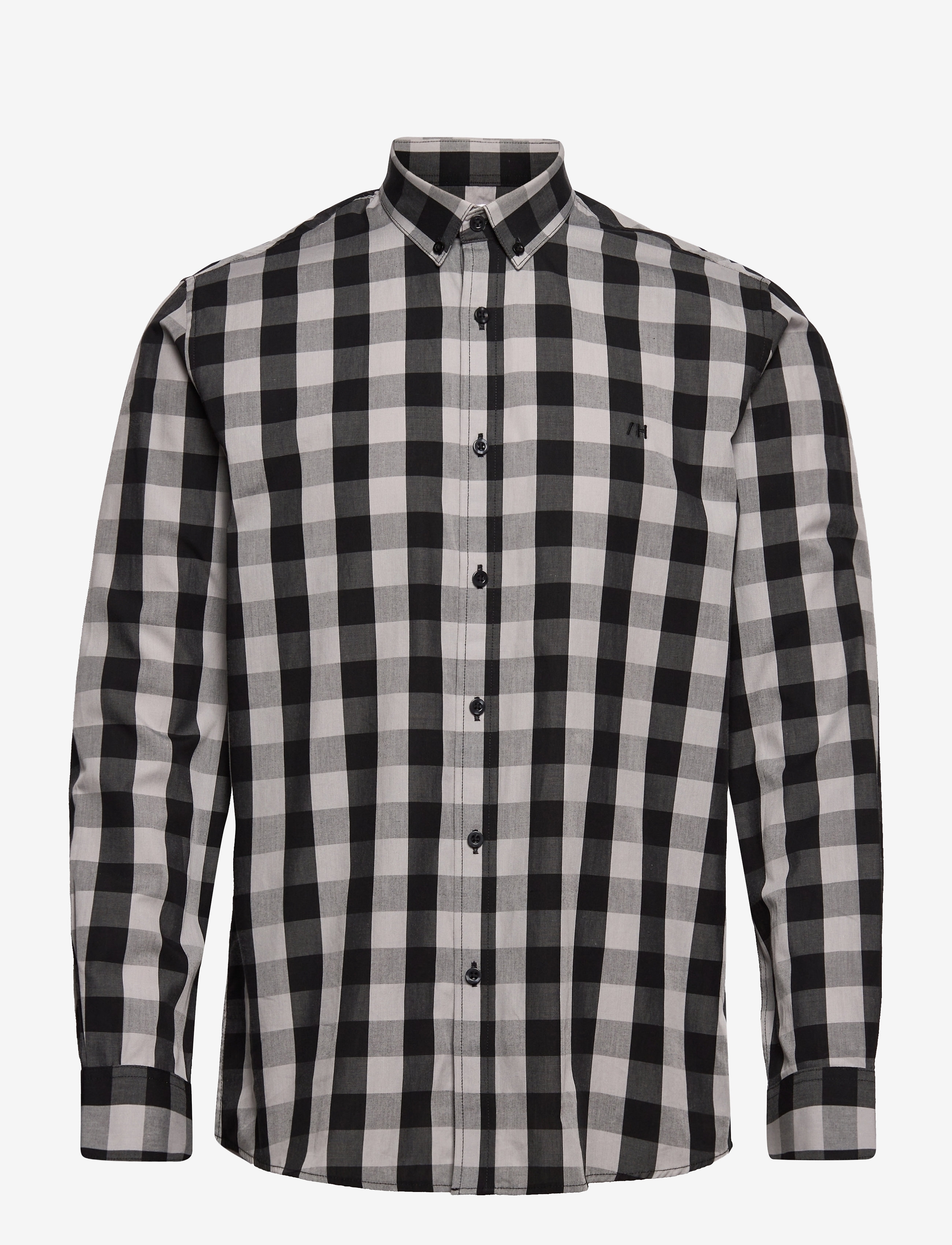 Selected Homme - SLHREGMADRID CHECK SHIRT LS - grey - 0