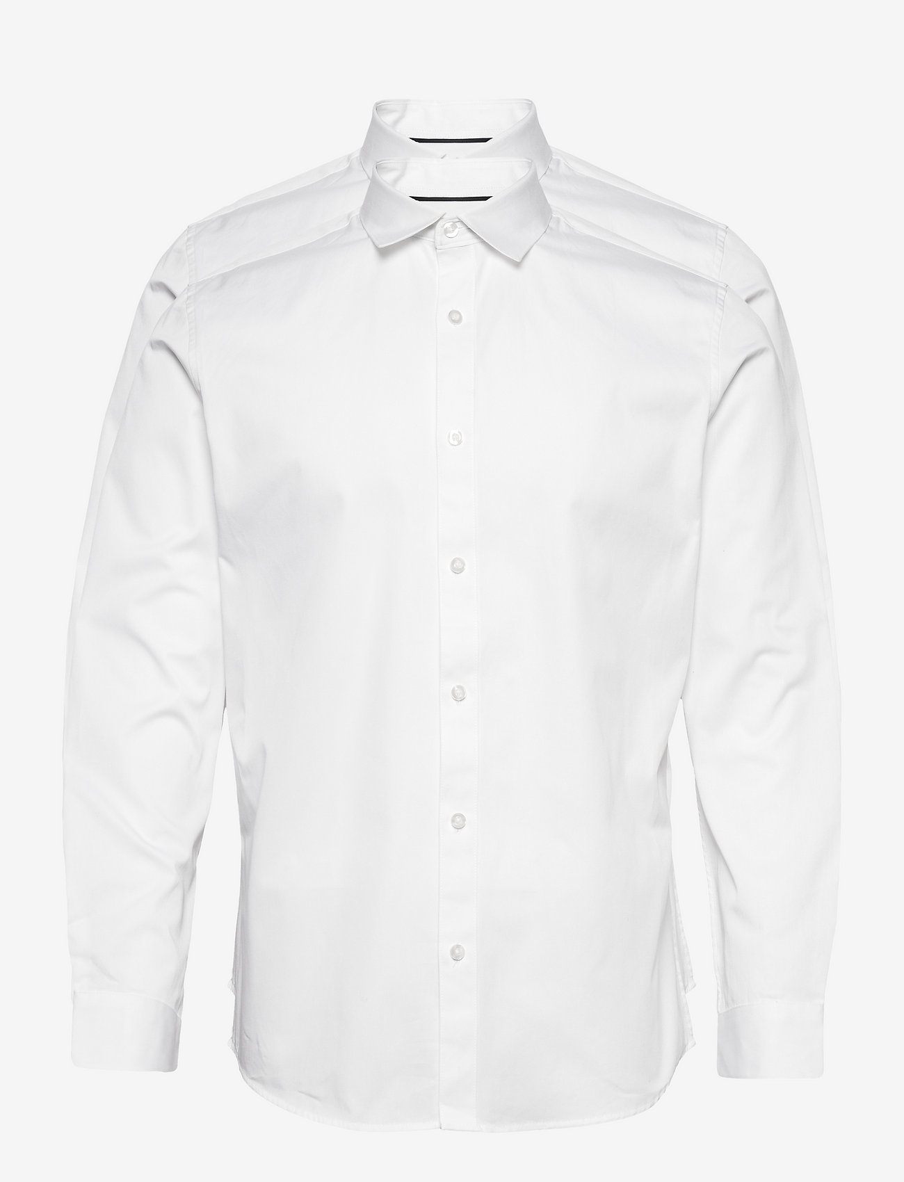 Selected Homme - SLHSLIMMULTI SHIRT LS M 2 PACK - white - 0