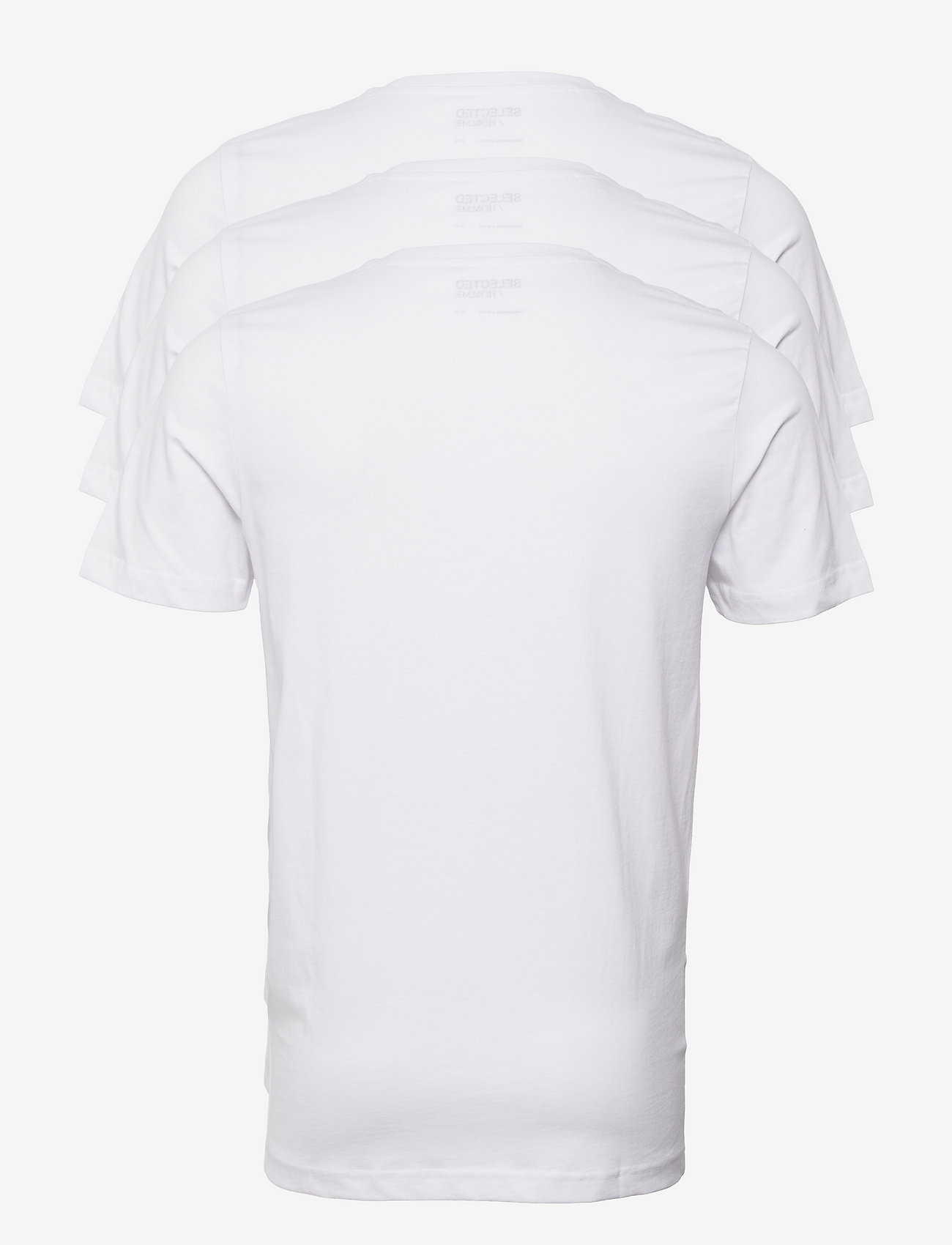 Selected Homme - SLHCORMAC SS O-NECK TEE M 3 PACK - bright white - 1