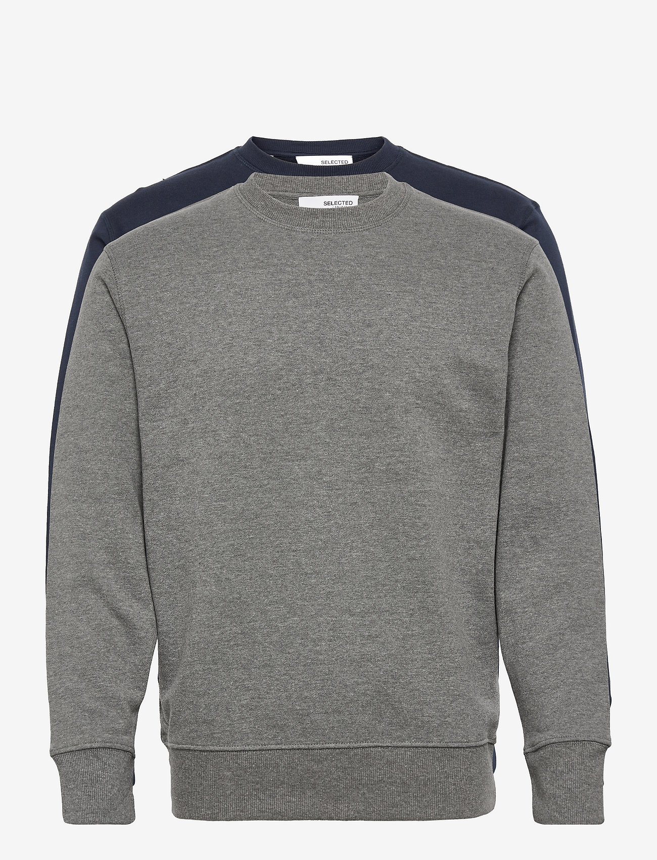 Selected Homme - SLHCALEB CREW NECK SWEAT M 2 PACK - navy blazer - 0