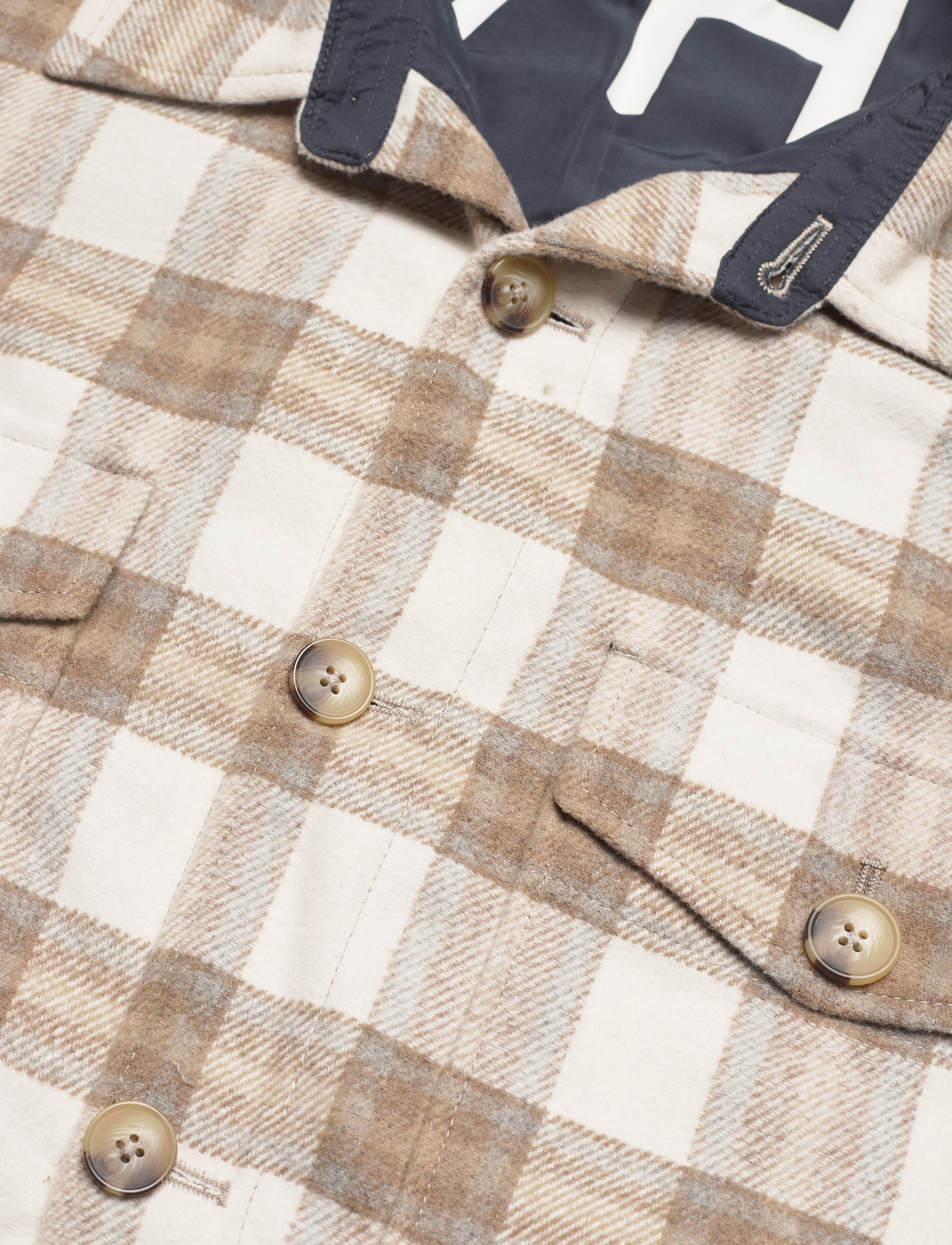 Selected Homme - SLHMARVIN OVERSHIRT JKT - egret - 2