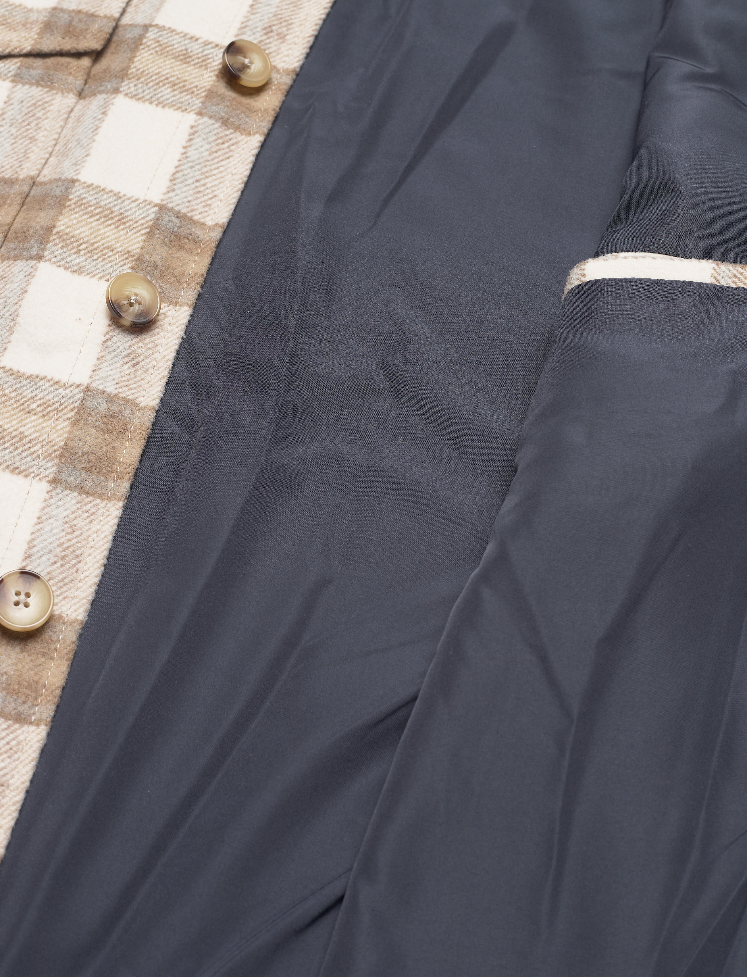 Selected Homme - SLHMARVIN OVERSHIRT JKT - egret - 4
