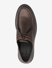 Selected Homme - SLHTIM LEATHER MOC-TOE SHOE - laced shoes - demitasse - 3