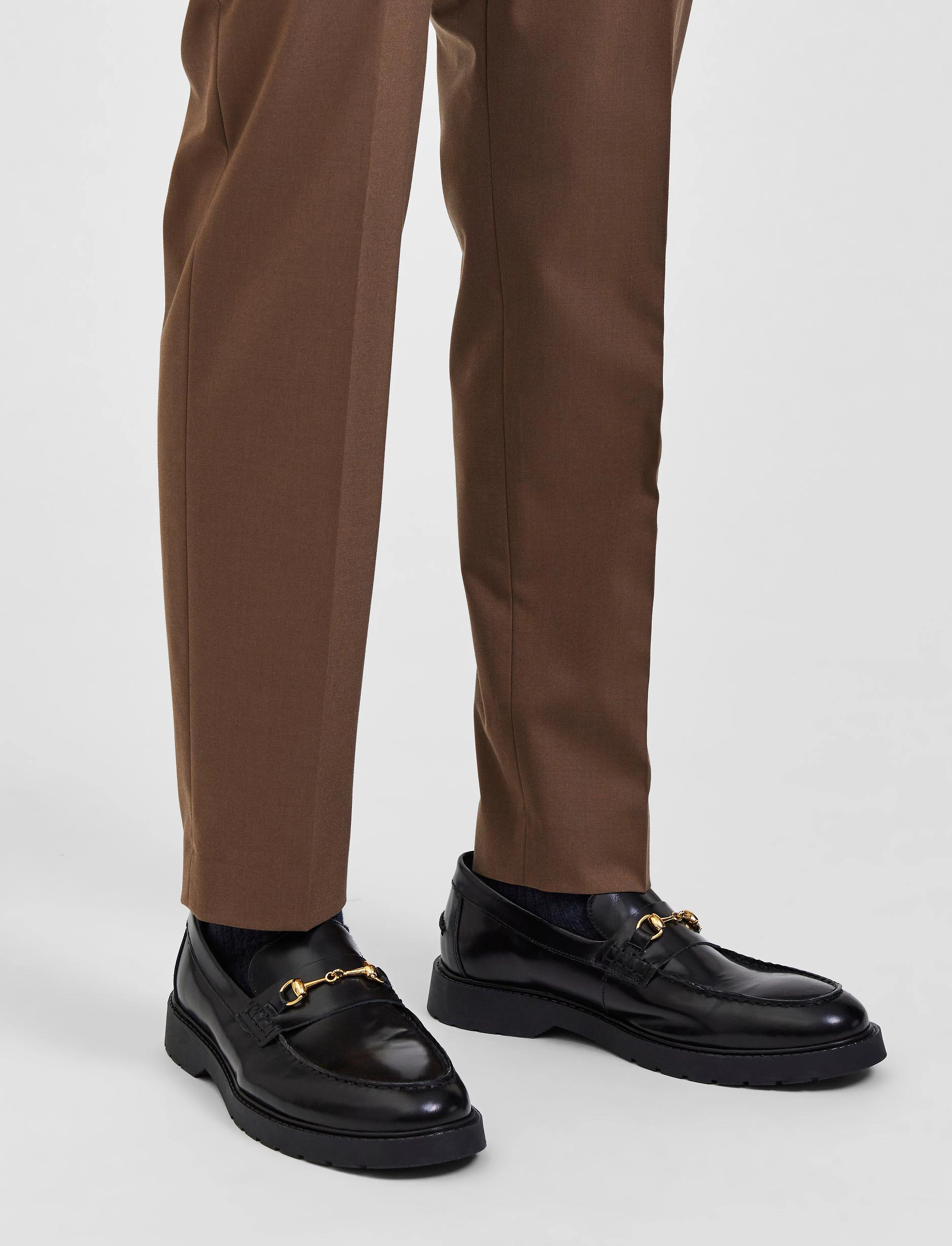 Selected Homme - SLHTIM LEATHER HORSEBIT LOAFER B - black - 5
