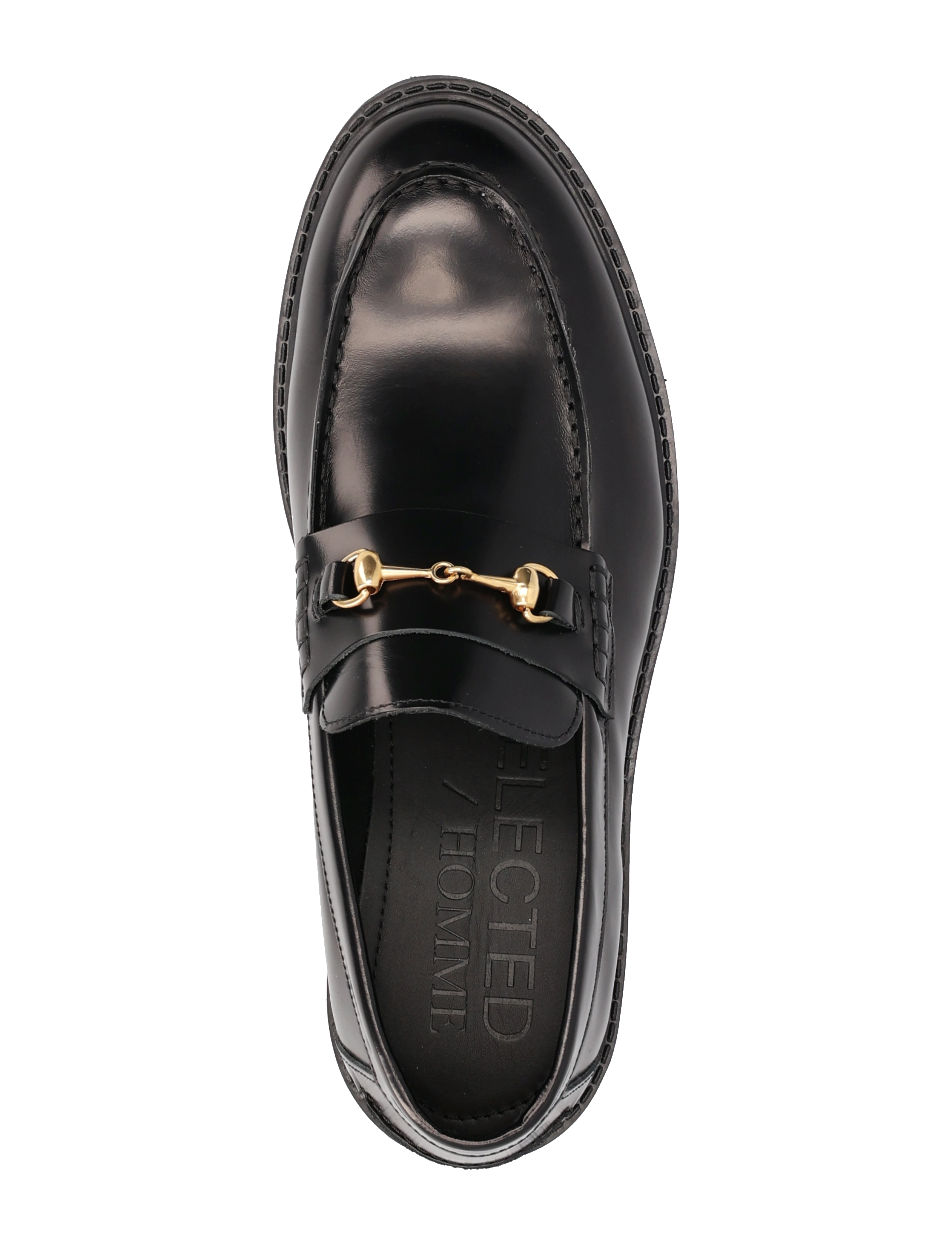Selected Homme - SLHTIM LEATHER HORSEBIT LOAFER B - black - 3