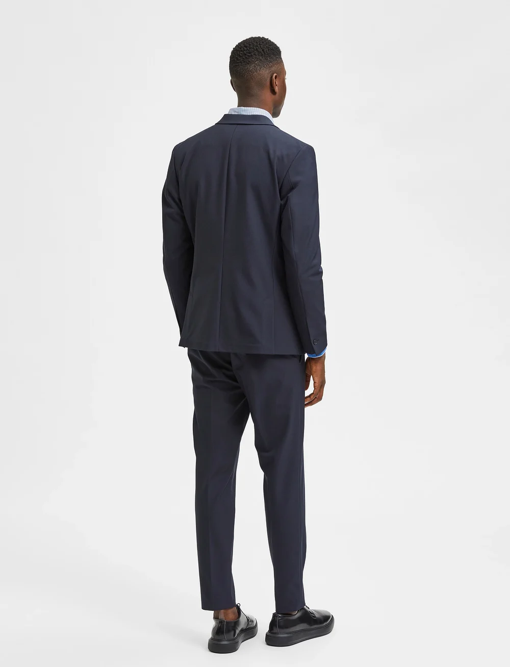 Selected - SLHSLIM-JOSH NAVYLZ ADV - Ühe rinnatisega pintsakud - dark sapphire - 3