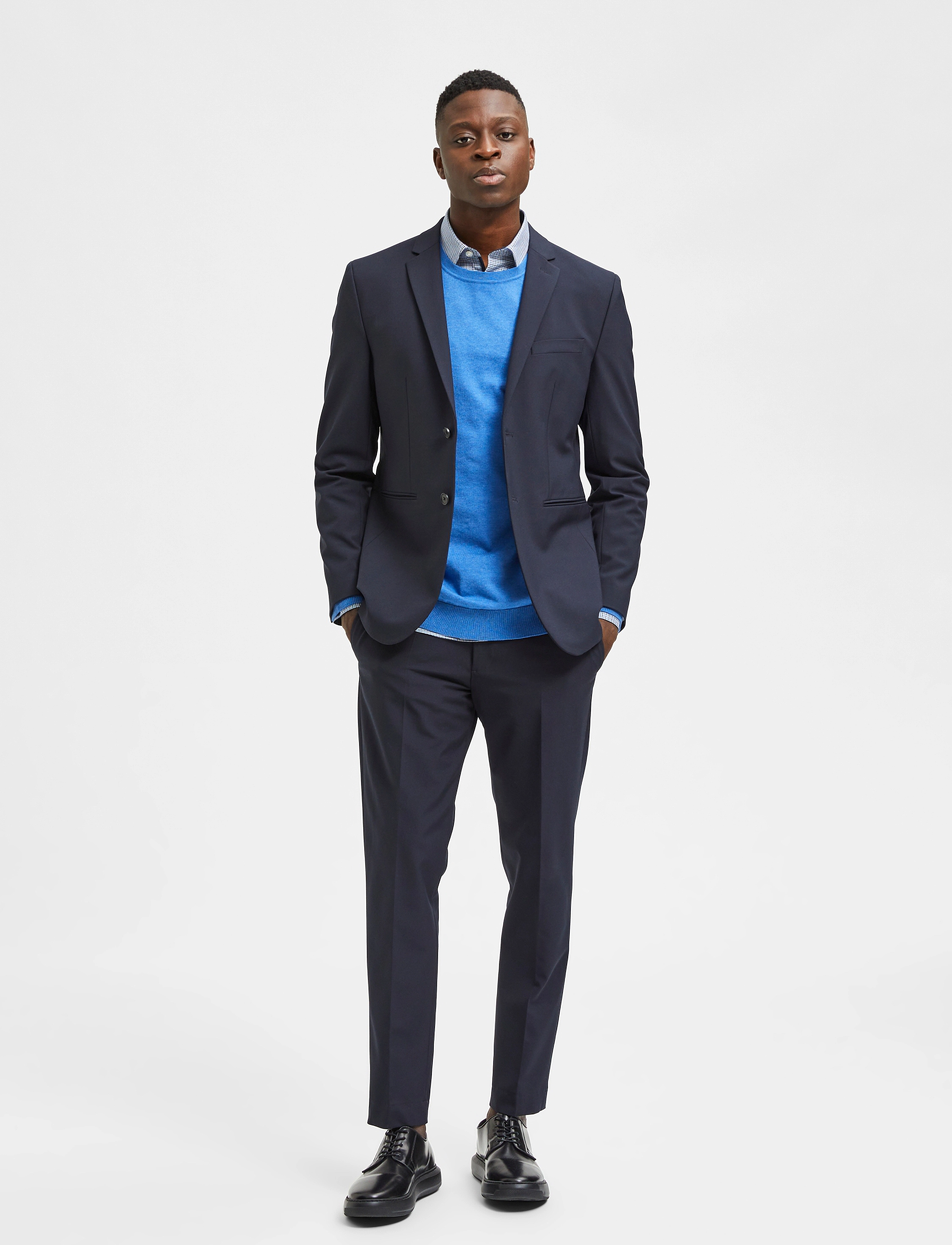 SELECTED Slhslim-Josh Navylz Adv kavajer herr – bild 5