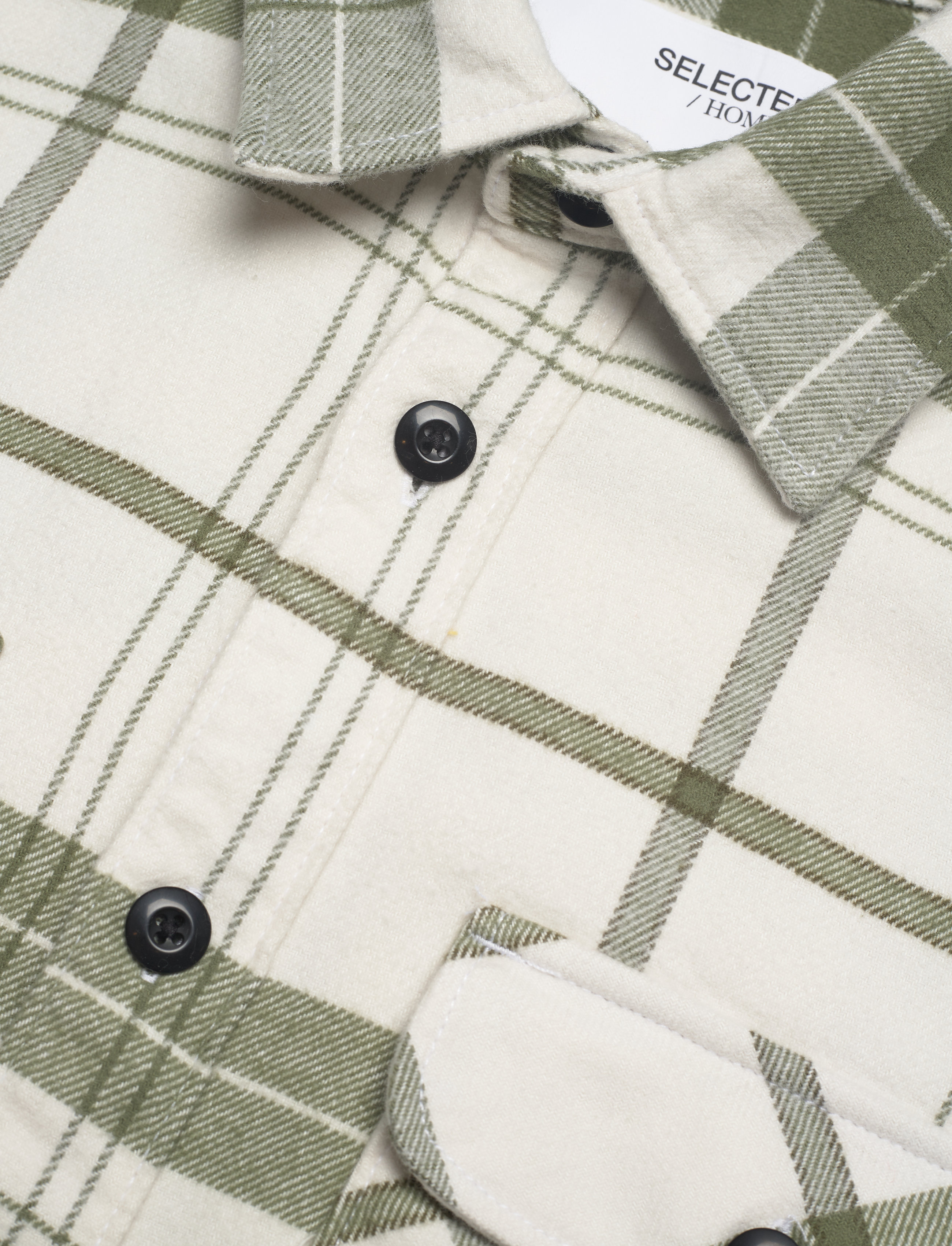 Selected Homme - SLHLOOSEPATRICE OVERSHIRT LS M - olivine - 3