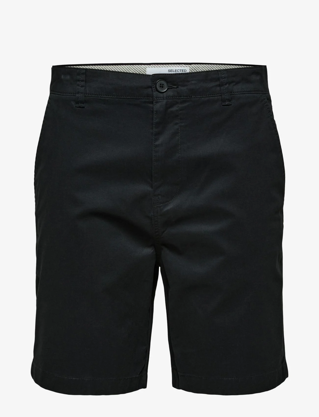 Selected Homme - SLHCOMFORT-HOMME FLEX SHORTS W NOOS - chinos shorts - black - 0