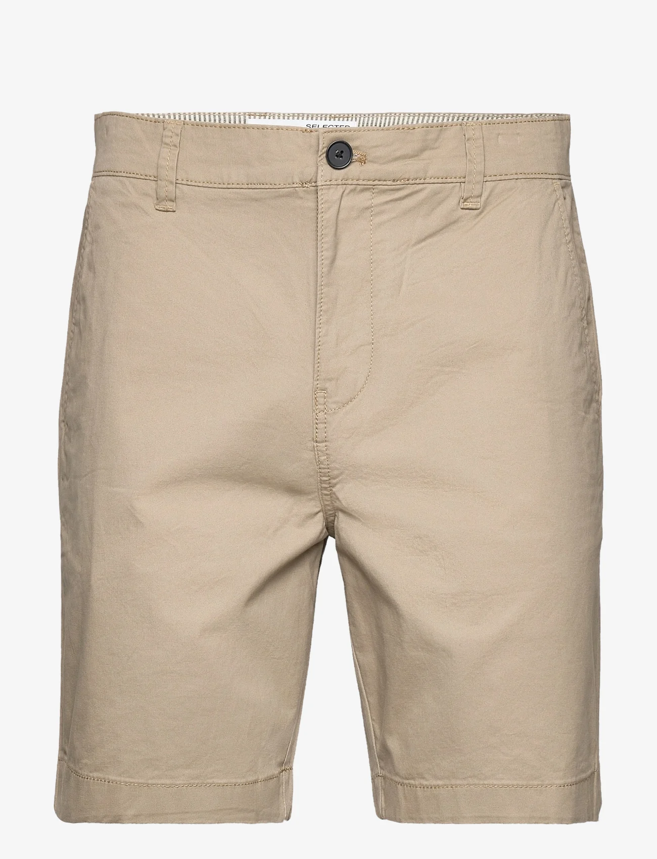 Selected Homme - SLHCOMFORT-HOMME FLEX SHORTS W NOOS - chinos shorts - chinchilla - 0