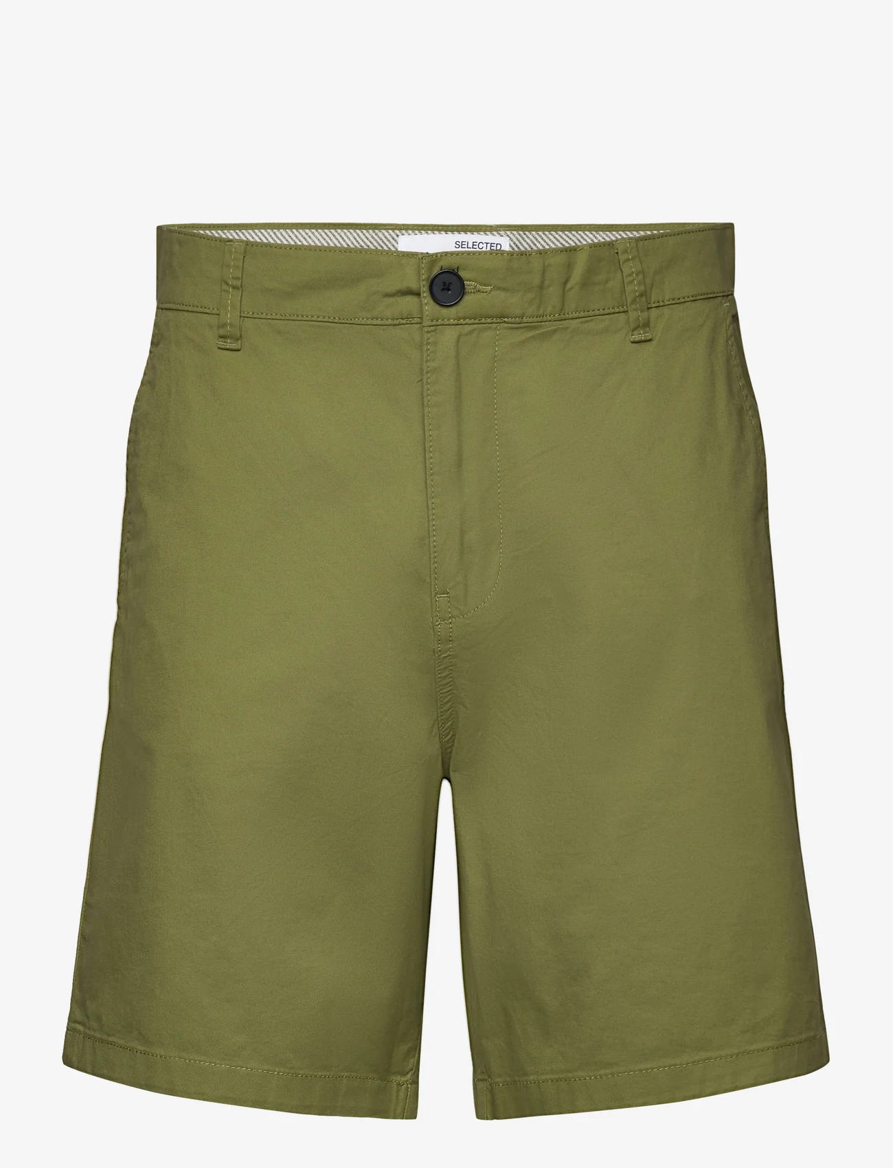 Selected Homme - SLHCOMFORT-HOMME FLEX SHORTS W NOOS - chino's shorts - olive branch - 0