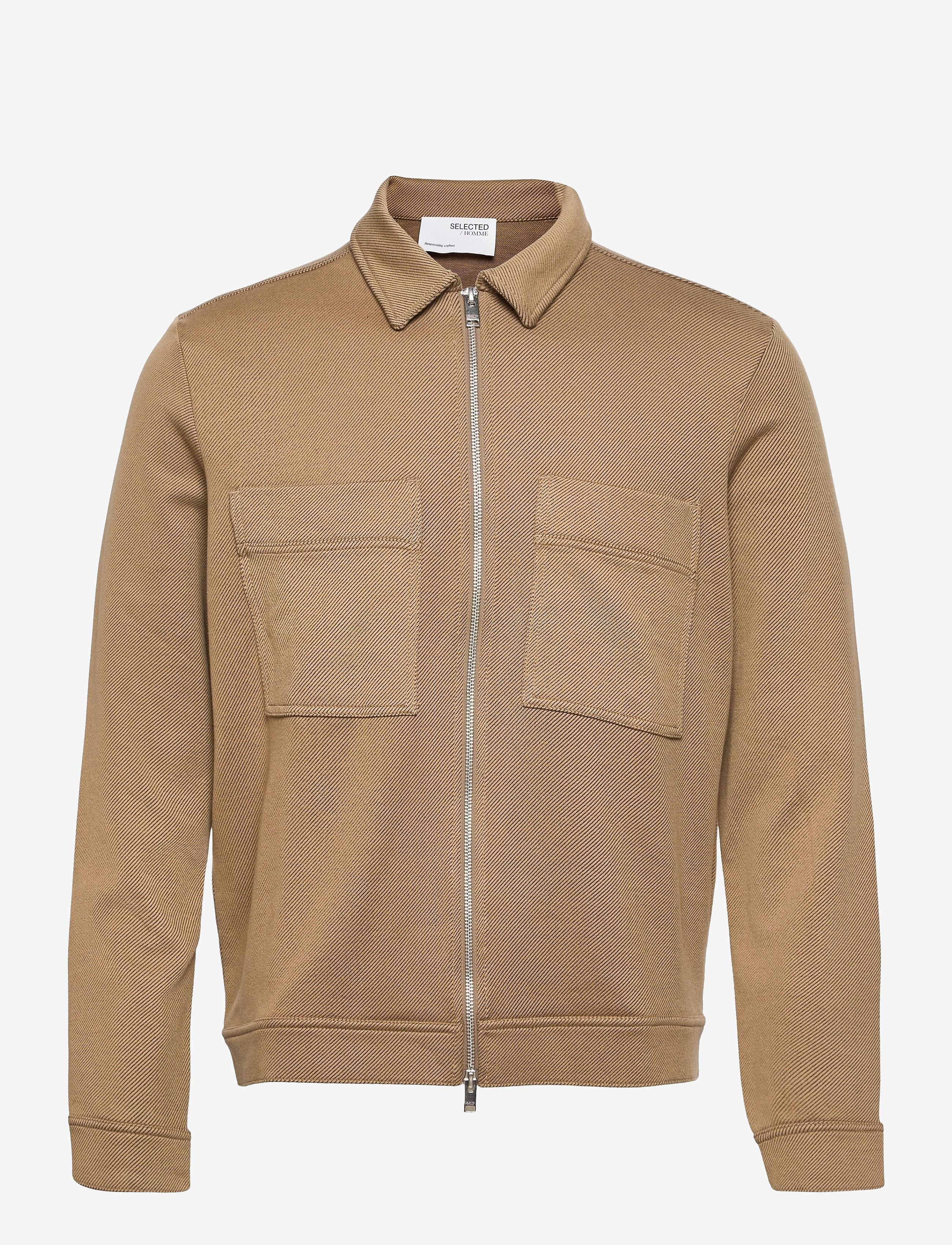 Selected Homme - SLHREGDREWIE HYBRID JACKET B - cornstalk - 0