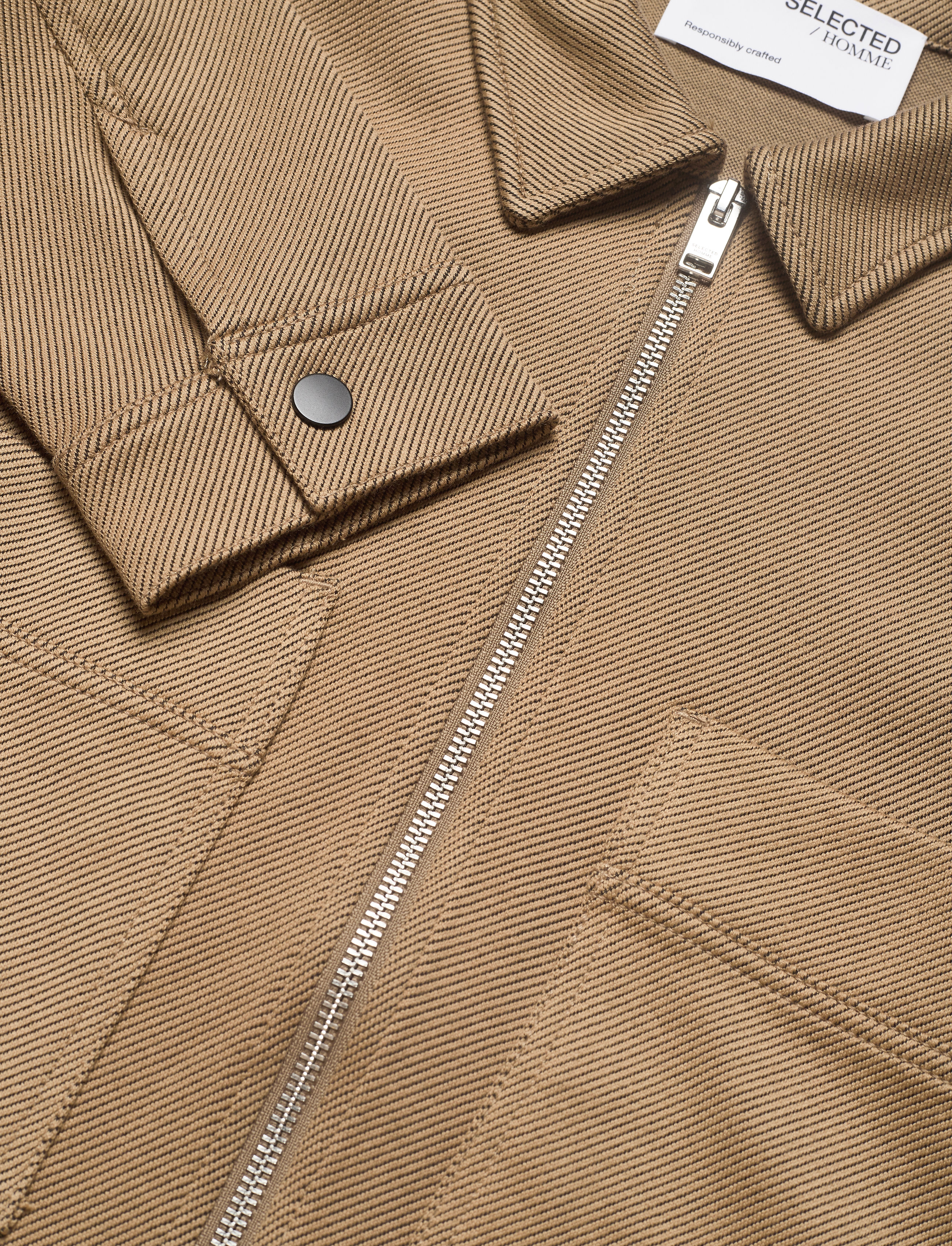 Selected Homme - SLHREGDREWIE HYBRID JACKET B - cornstalk - 2