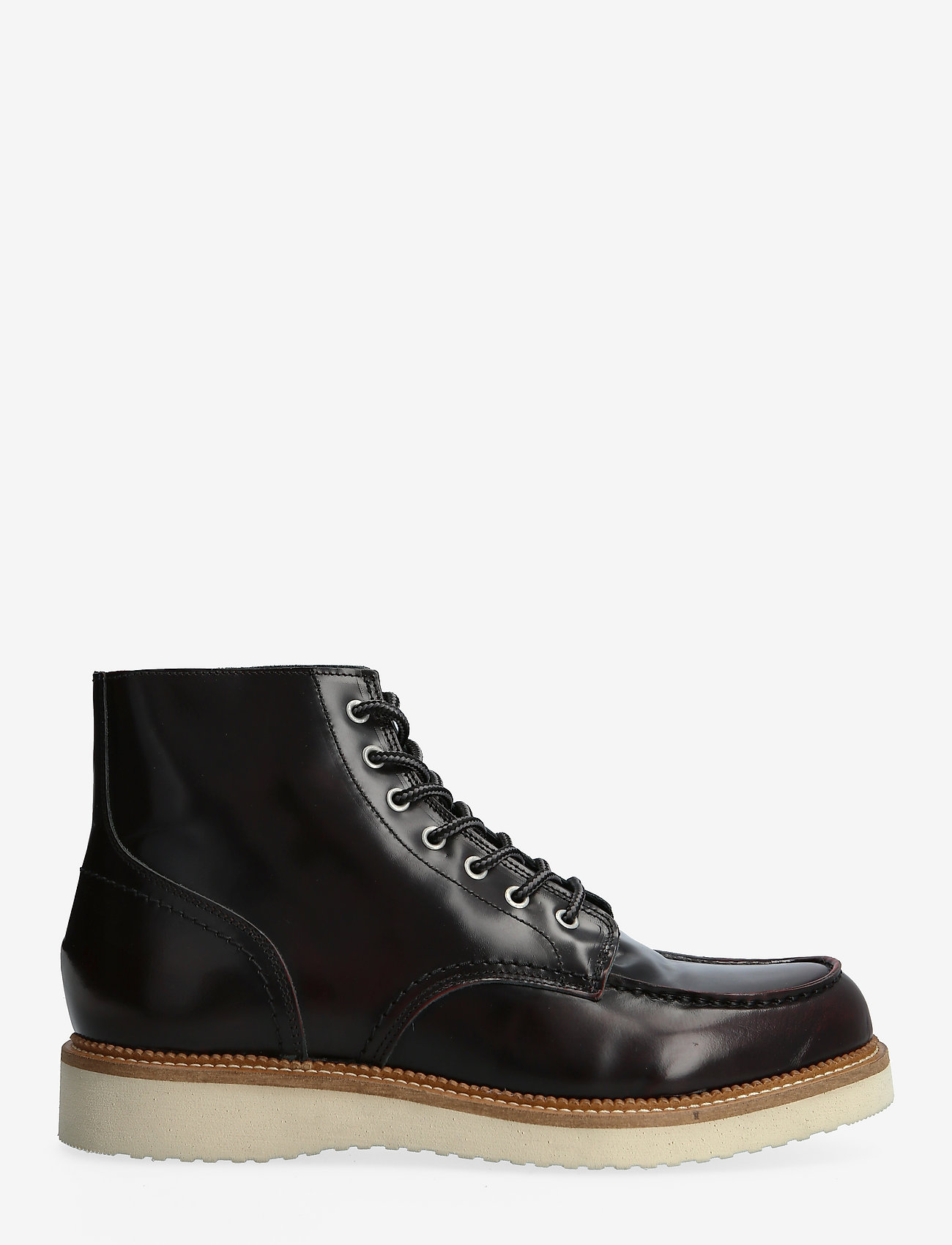 Selected Homme - SLHTEO NEW LEATHER MOC-TOE BOOT WP - burgundy - 1