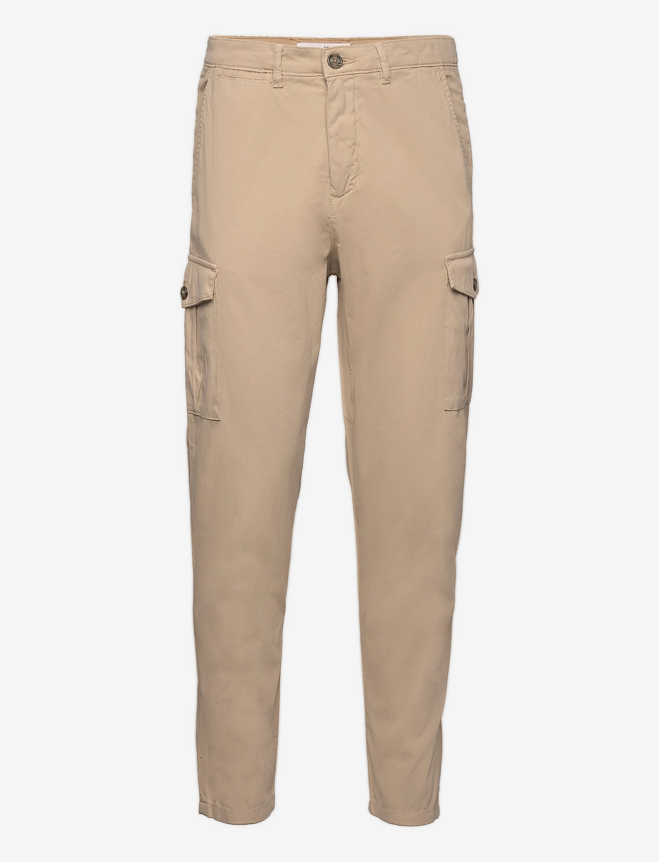 Selected Homme - SLHSLIM-TAPERED WICK PANT W - chinchilla - 0