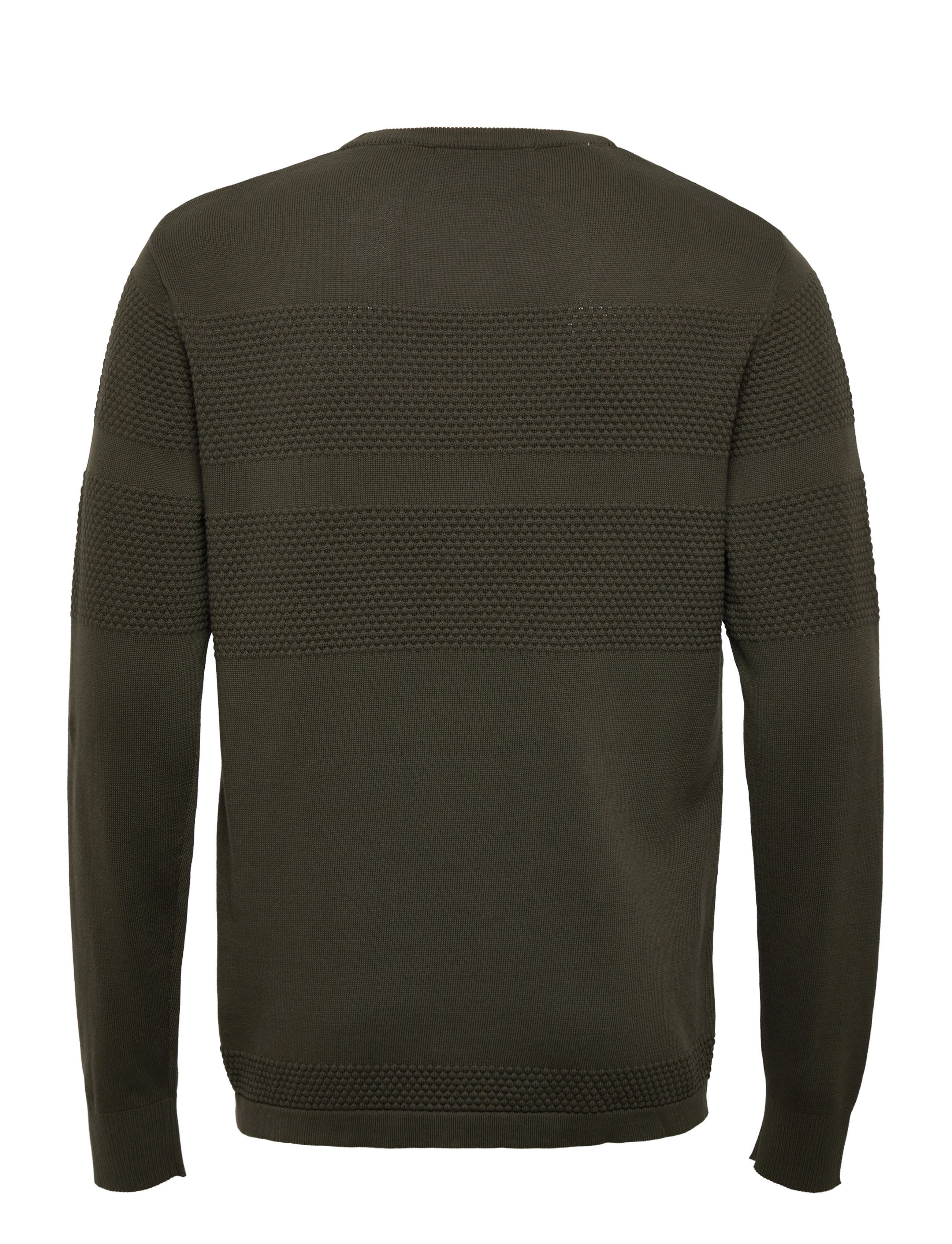 Selected Homme - SLHMAINE LS KNIT CREW NECK W - forest night - 1