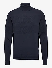 Selected Homme - SLHMAINE LS KNIT ROLL NECK W NOOS - alhaisimmat hinnat - dark sapphire - 0