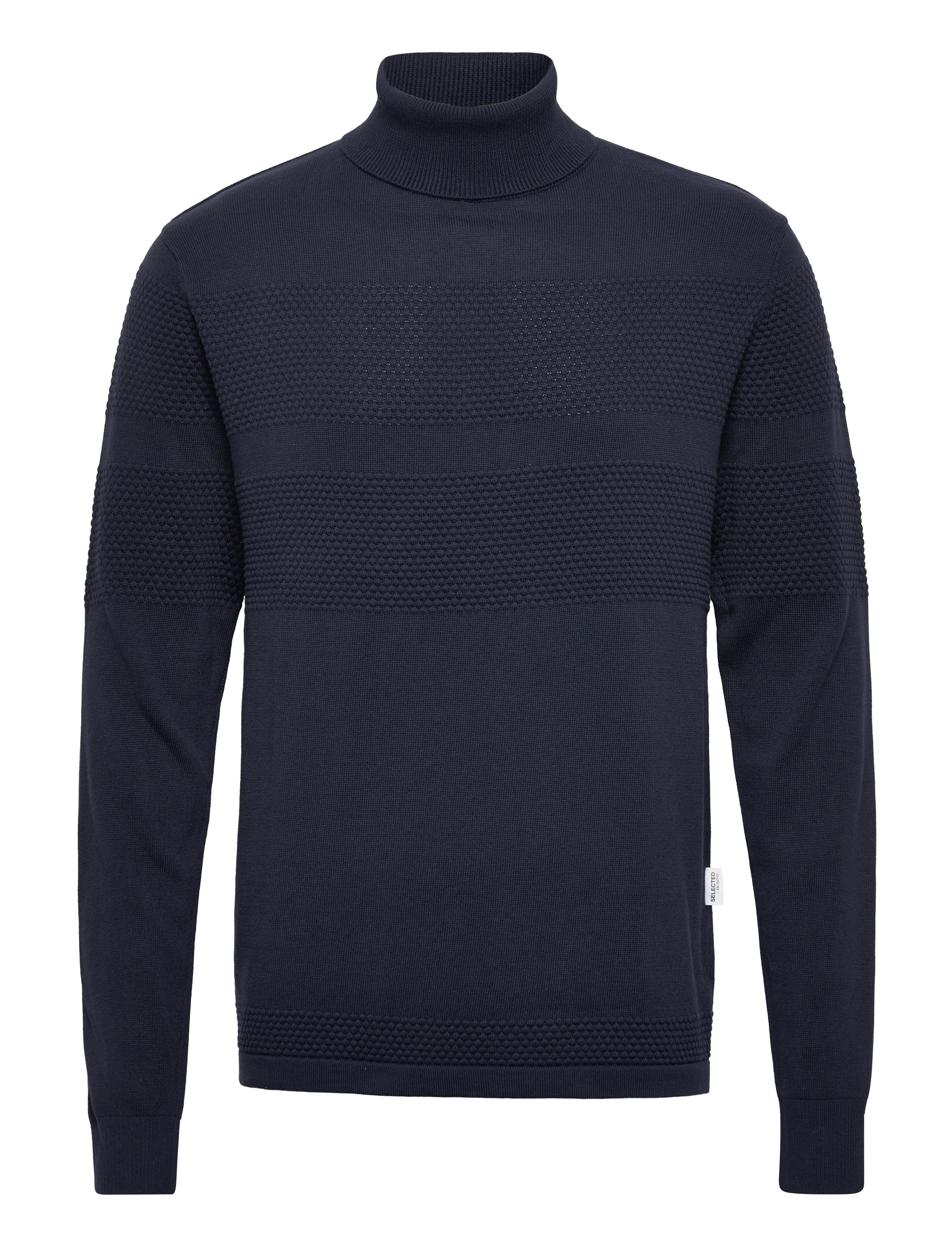 Selected SLHMAINE LS KNIT ROLL NECK W NOOS - Kleidung - DARK SAPPHIRE / navy