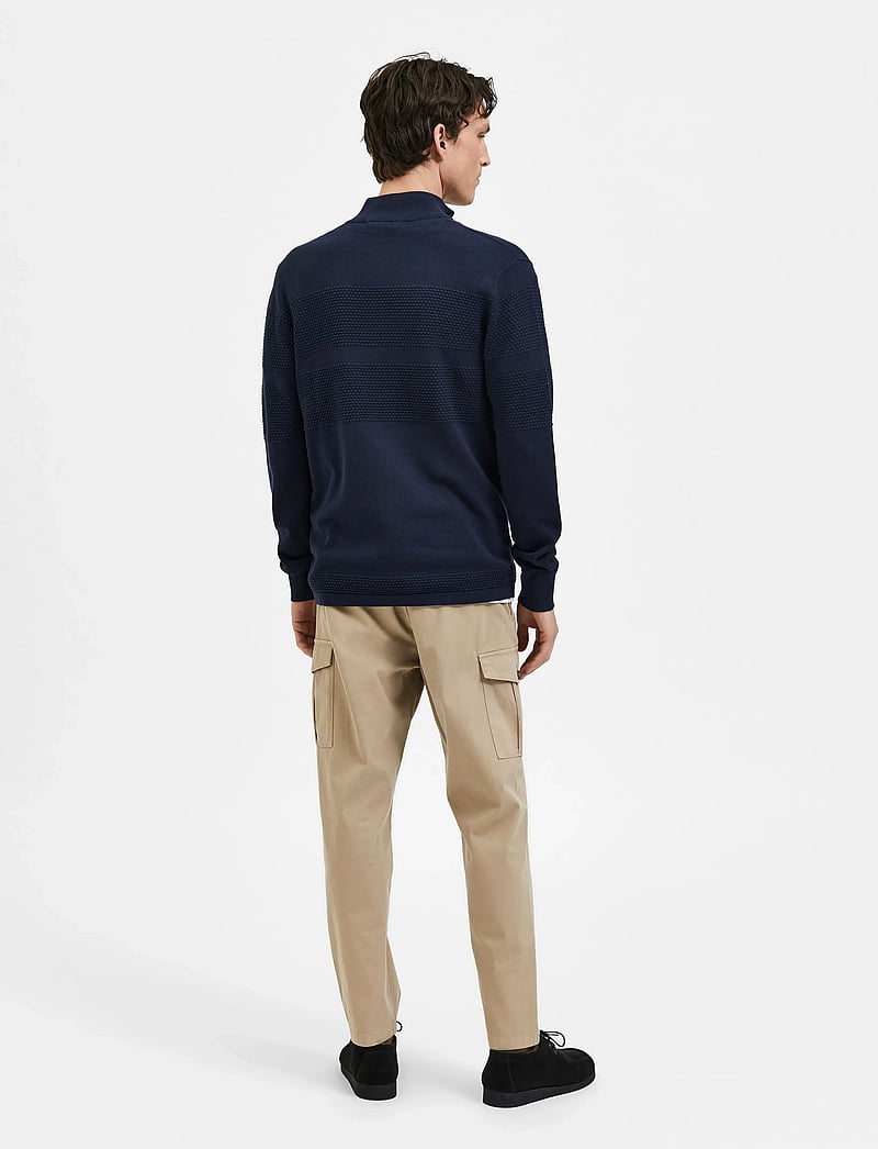 Selected - SLHMAINE LS KNIT CARDIGAN W - fullzip strik - dark sapphire - 3