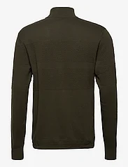 Selected Homme - SLHMAINE LS KNIT HALF ZIP  W - half zip jumpers - forest night - 2