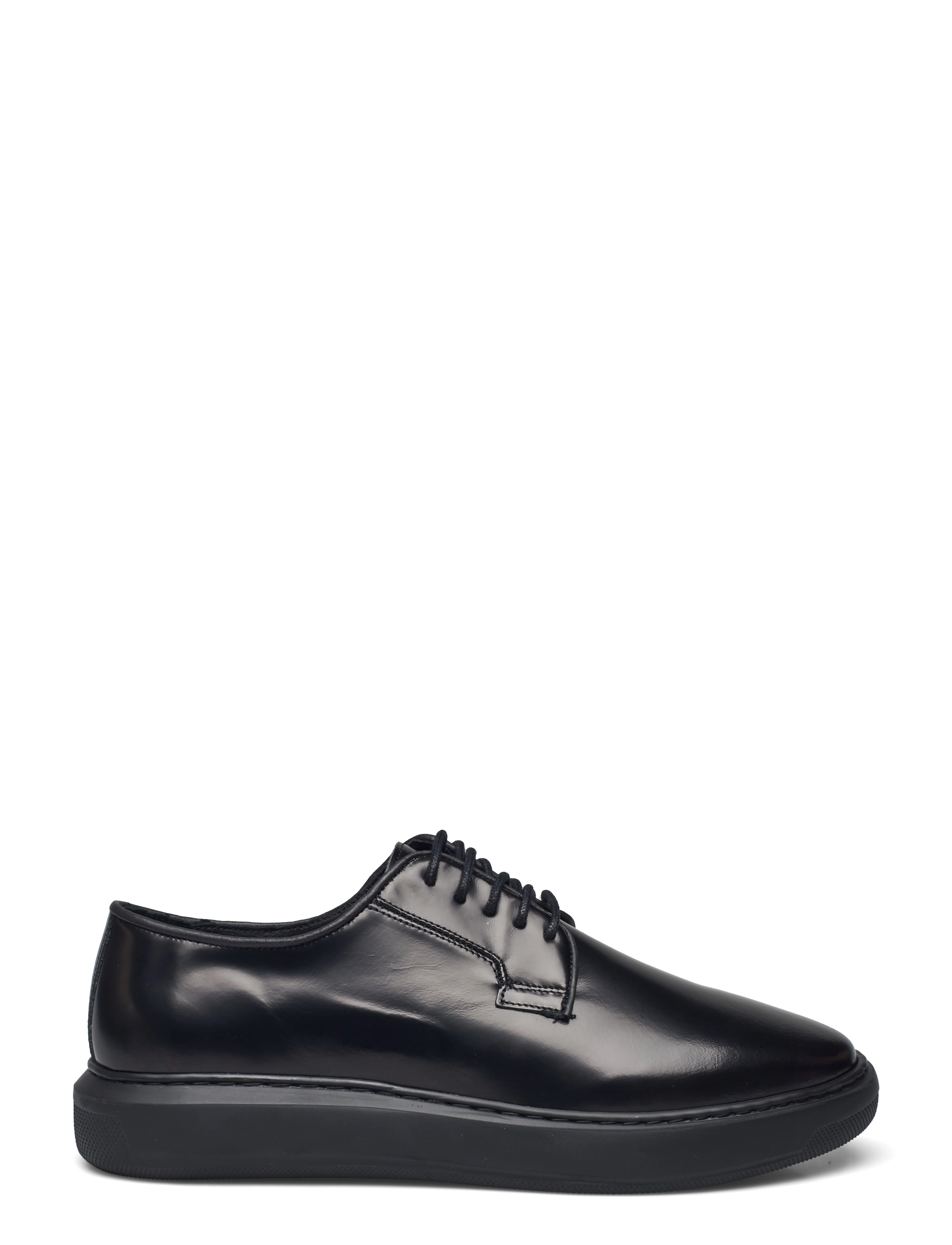 Selected Homme - SLHOLIVER LEATHER DERBY SHOE - black - 1