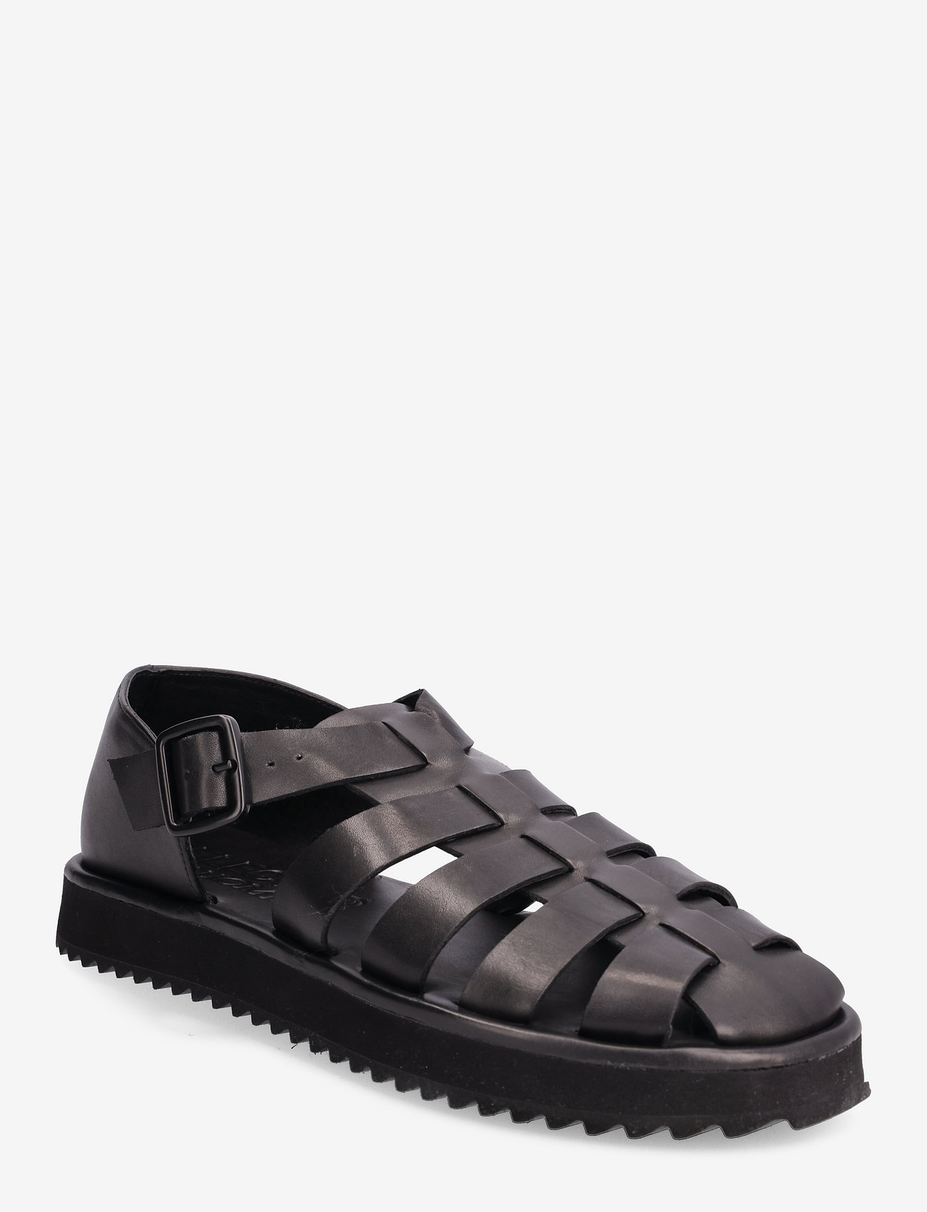 Selected Homme - SLHBOB LEATHER FISHERMAN SHOE B - black - 0