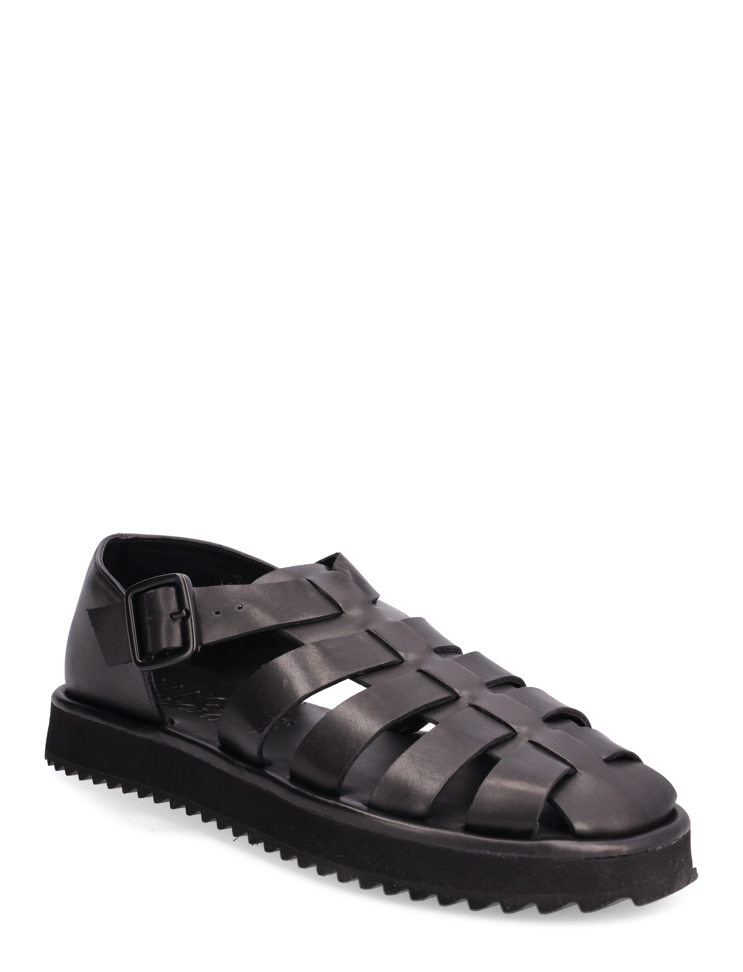 Selected Homme - SLHBOB LEATHER FISHERMAN SHOE B - black - 0
