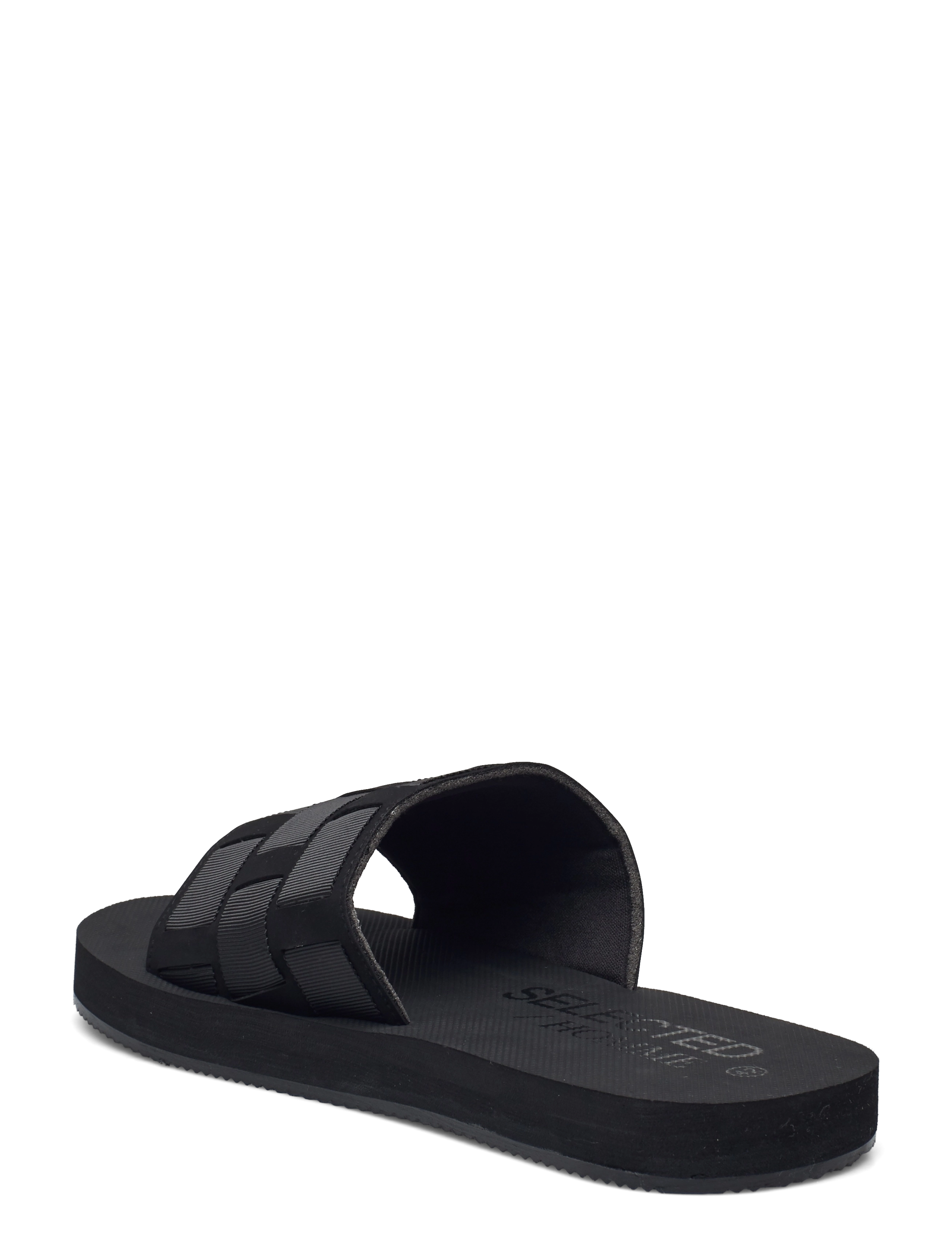 Selected Homme - SLHCARLO BRAIDED SLIDER B - black - 2