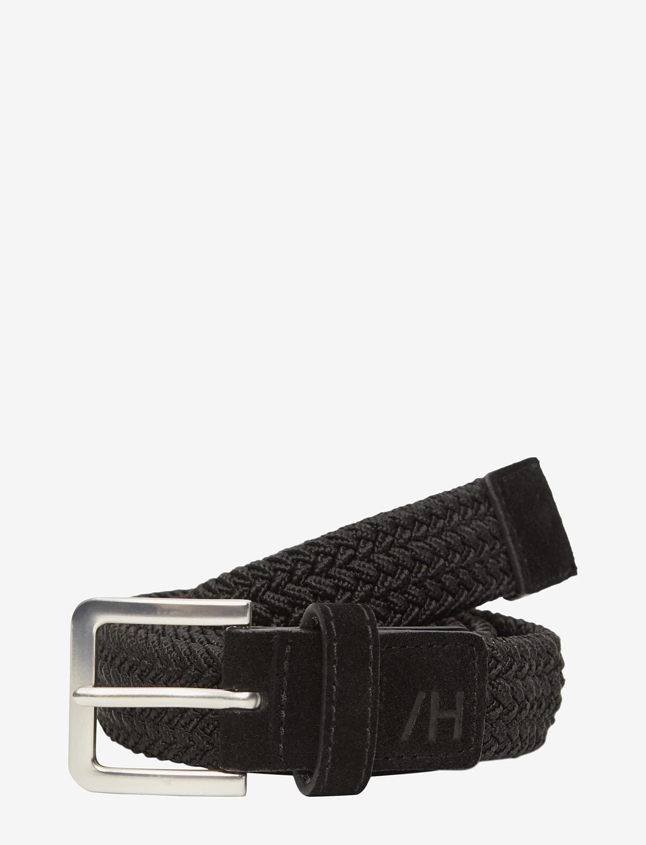 Selected Homme - SLHHARIS BELT - braided belts - black - 0