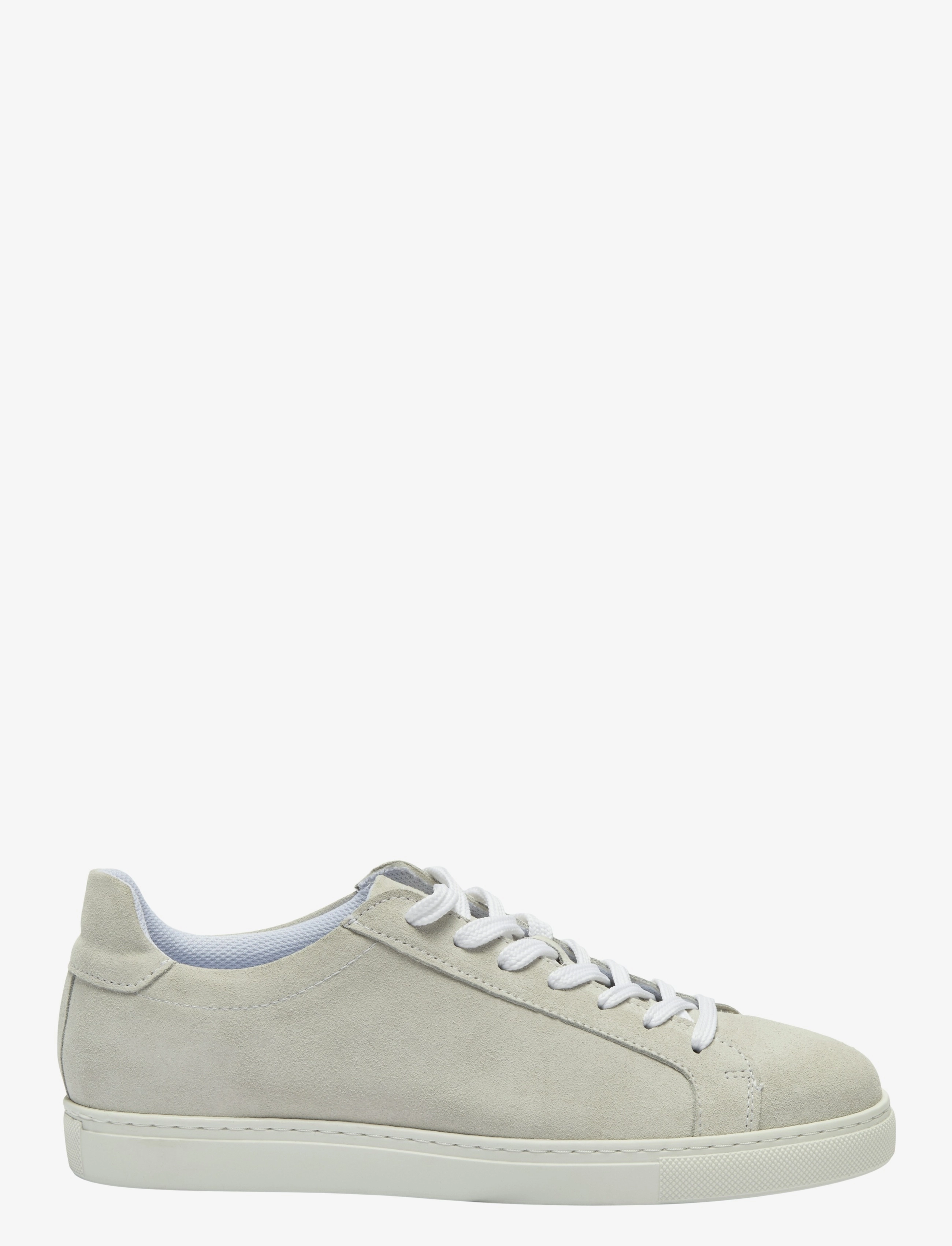 Selected SLHEVAN SUEDE SNEAKER - Jalanõud - WHITE / cream