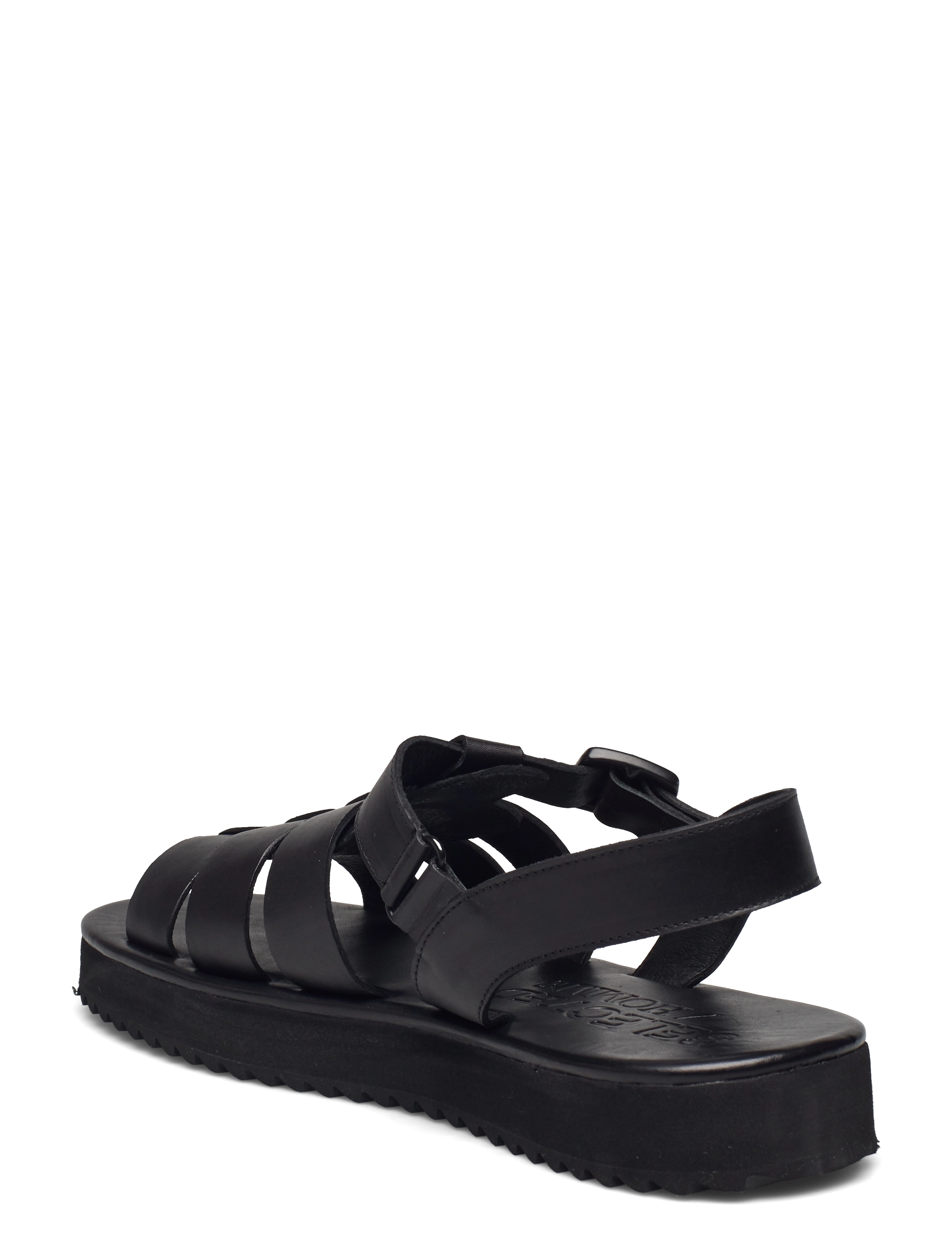 Selected - SLHBOB LEATHER FISHERMAN SANDAL B - black - 2