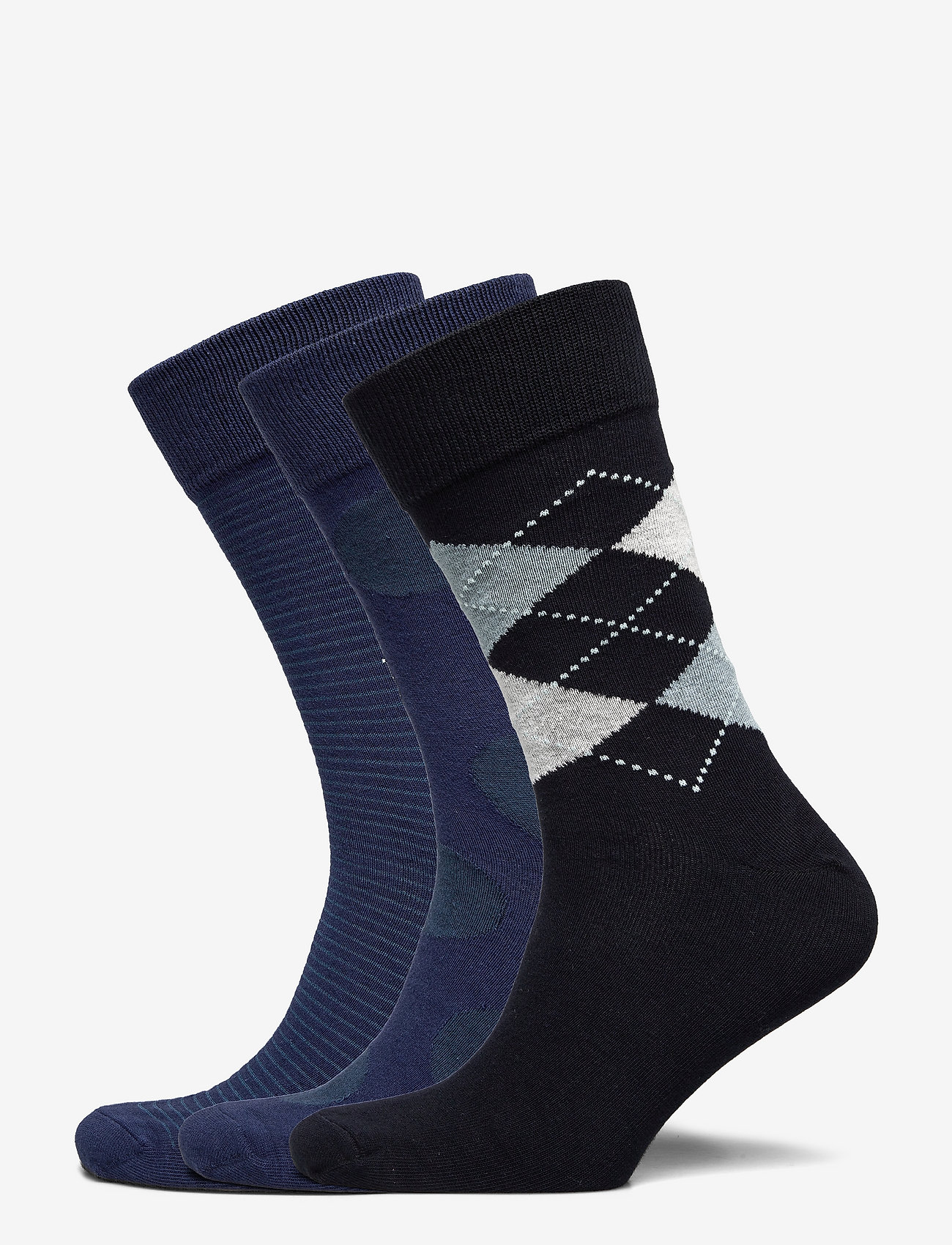 Selected Homme - SLHCONNOR 3-PACK SOCK GIFTBOX - estate blue - 0