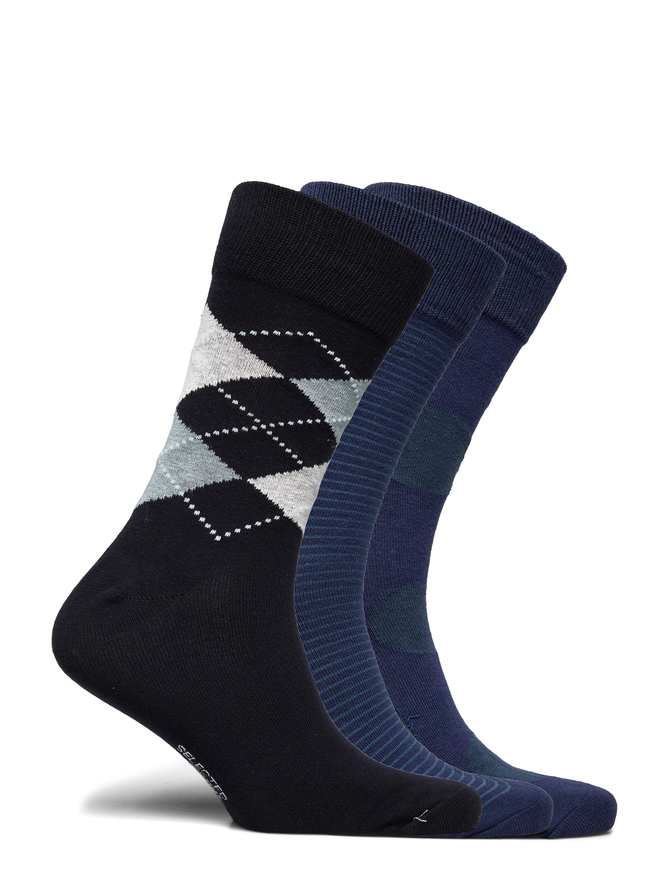 Selected Homme - SLHCONNOR 3-PACK SOCK GIFTBOX - estate blue - 1