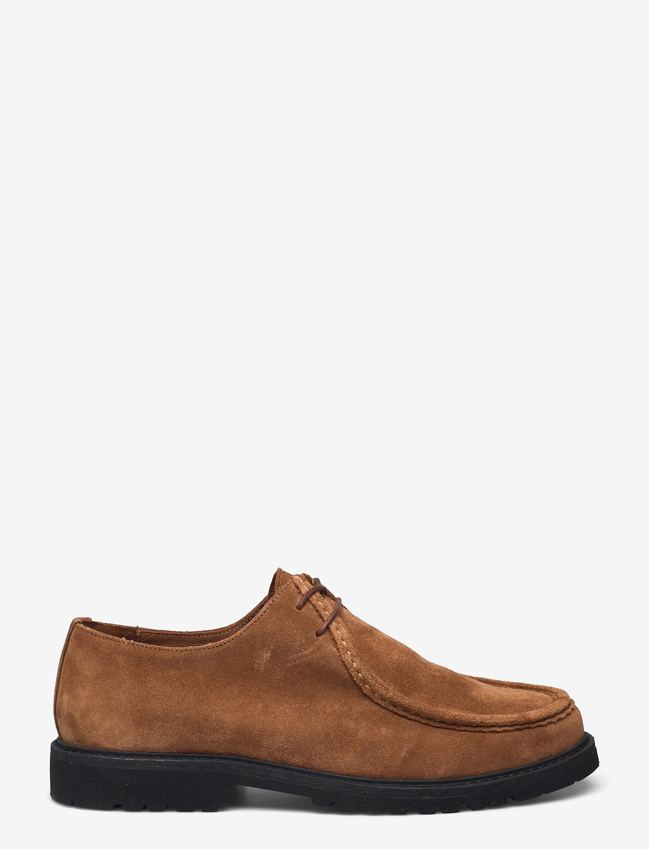 Selected Homme - SLHDANIEL SUEDE MOC-TOE SHOE B - cognac - 1