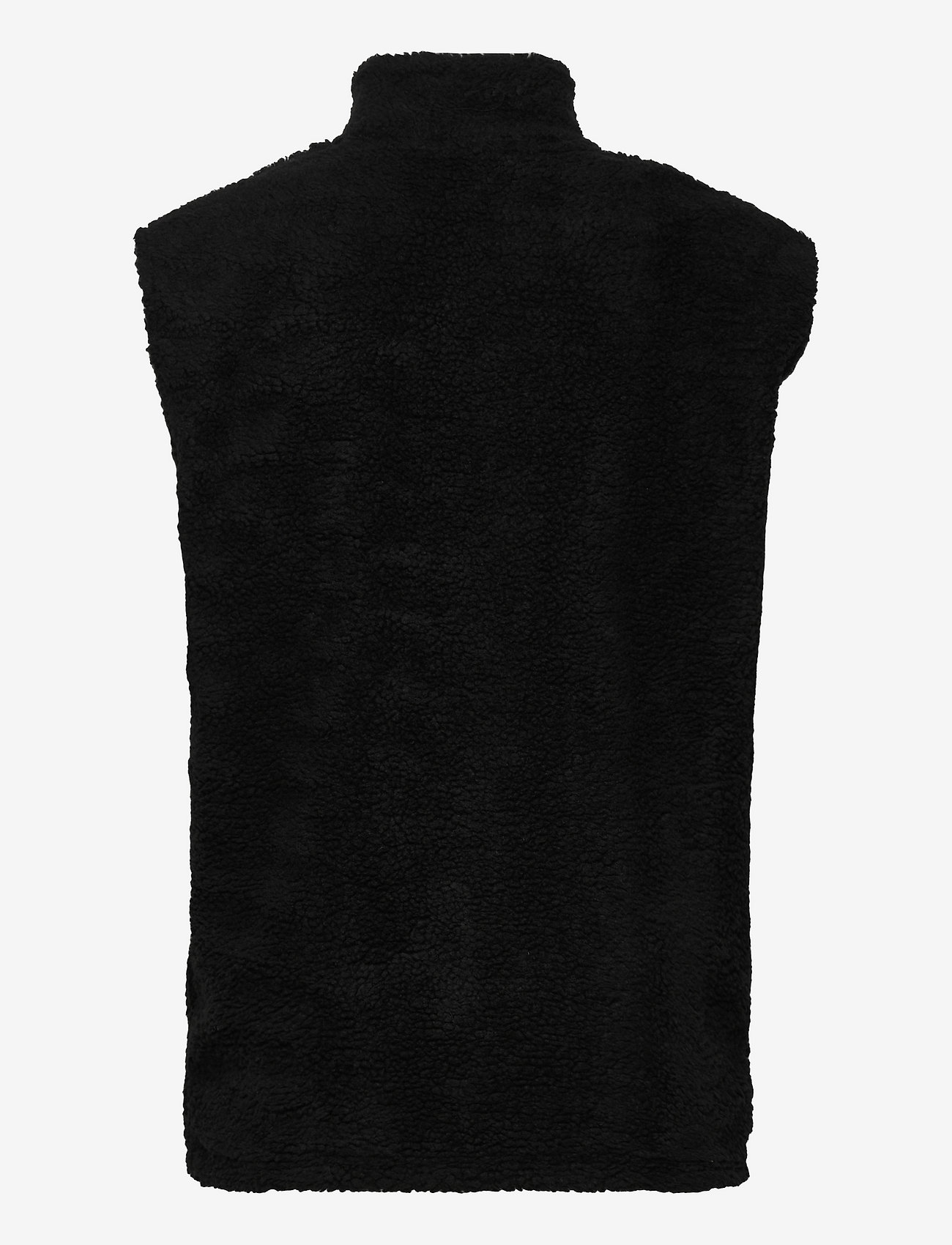 Selected Homme - SLHREGTED FLEECE WAISTCOAT - black - 1