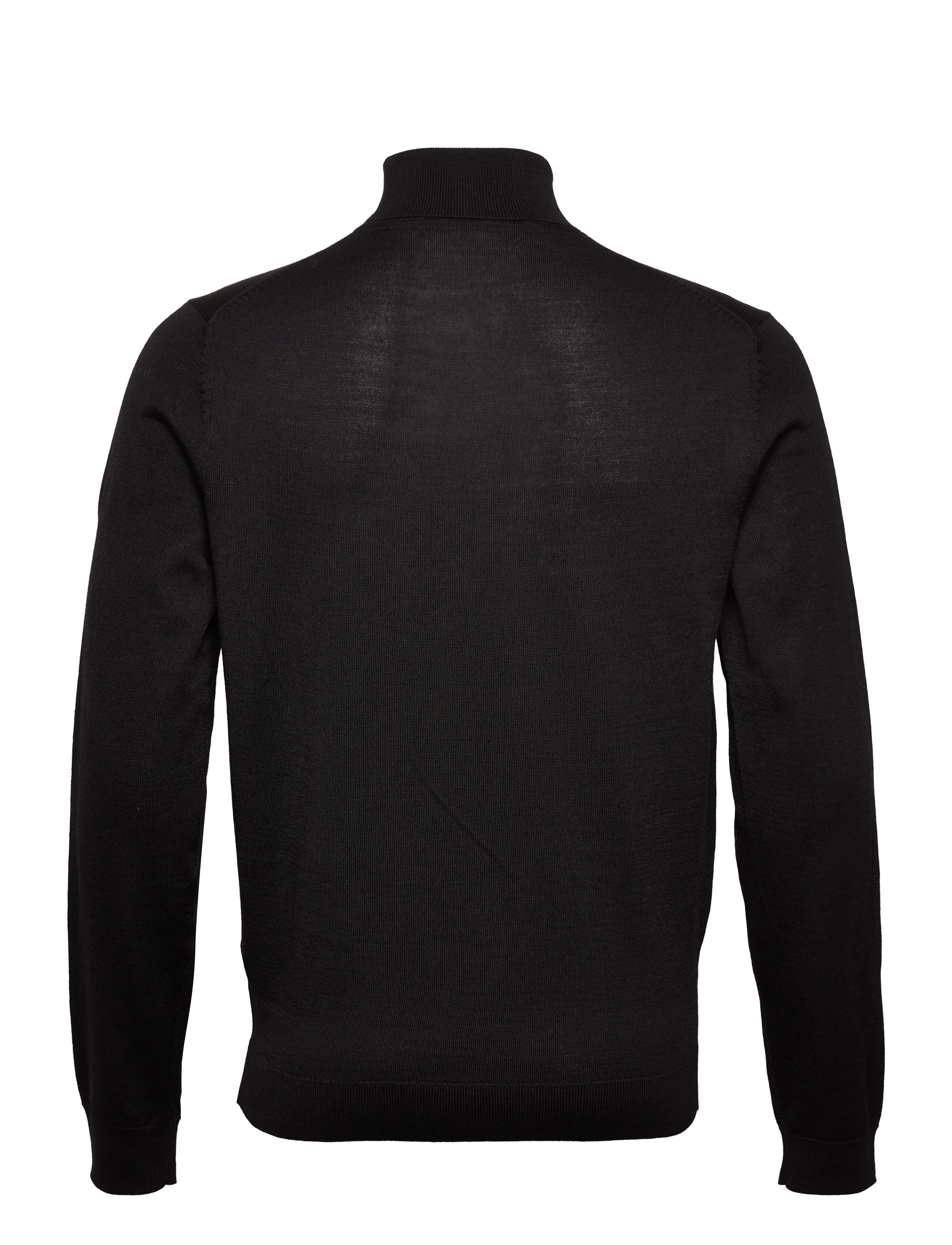 Selected - SLHTOWN MERINO COOLMAX KNIT ROLL B NOOS - black - 1