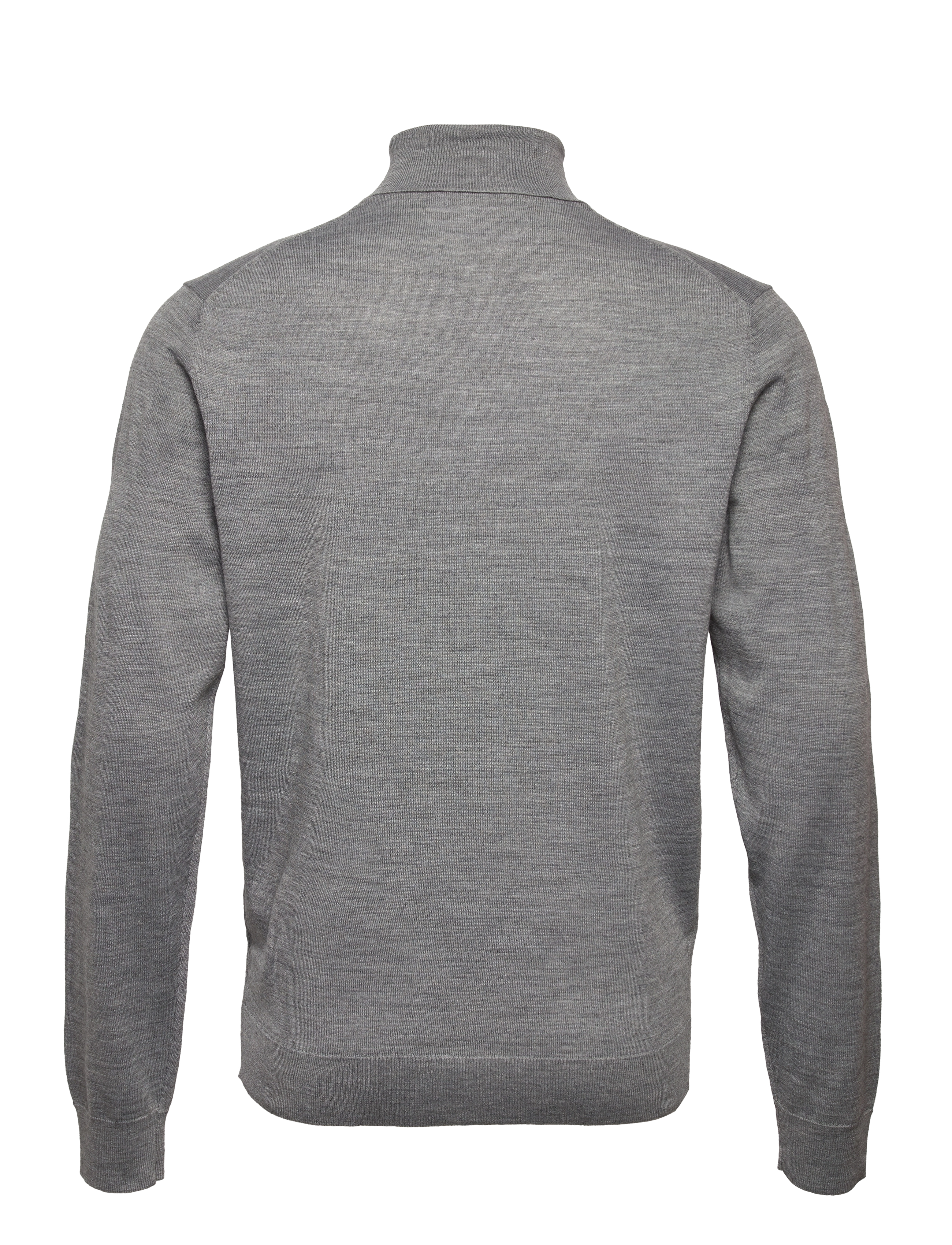 Selected - SLHTOWN MERINO COOLMAX KNIT ROLL B NOOS - titanium - 1