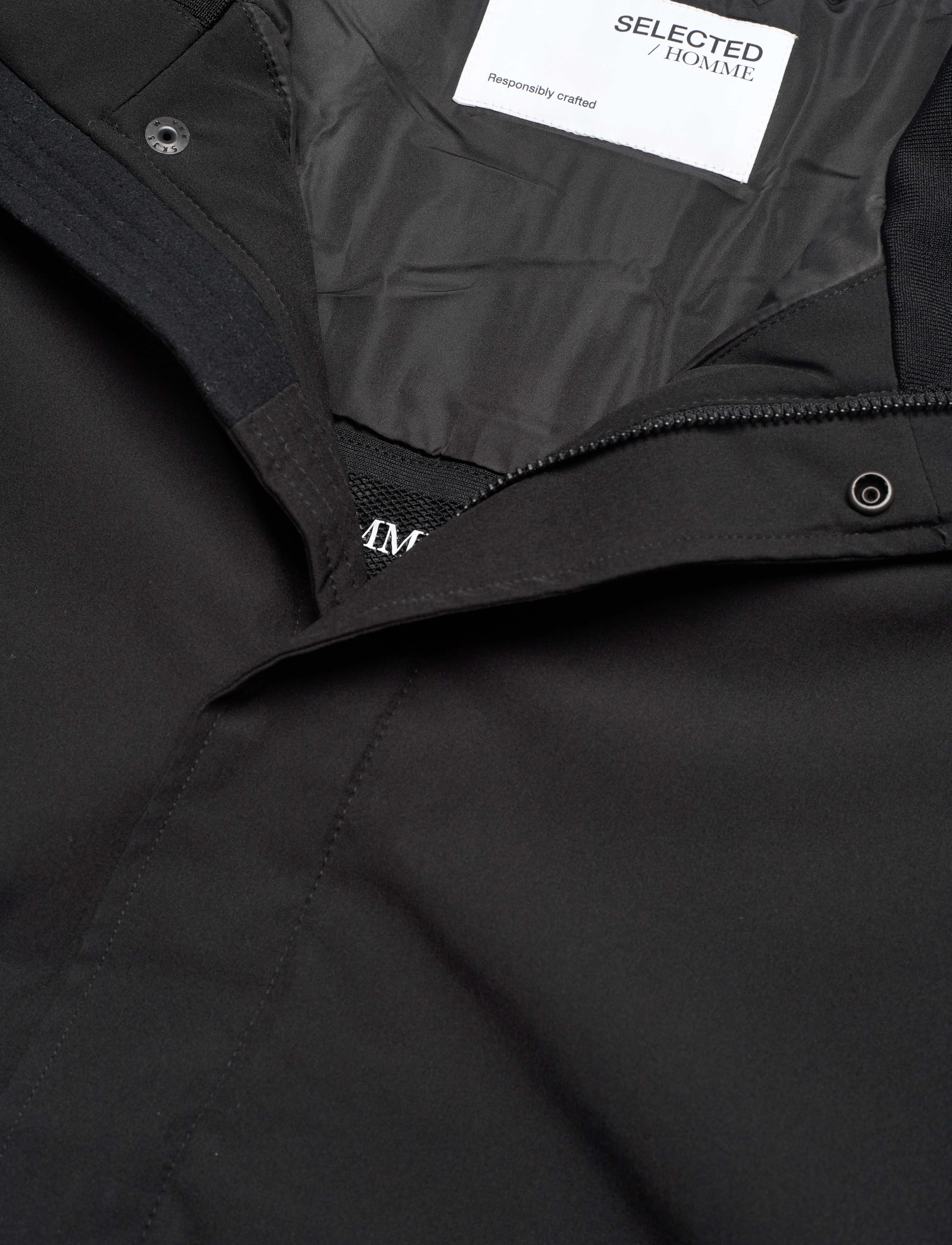 Selected Homme - SLHPEEL COAT  B NOOS - black - 2