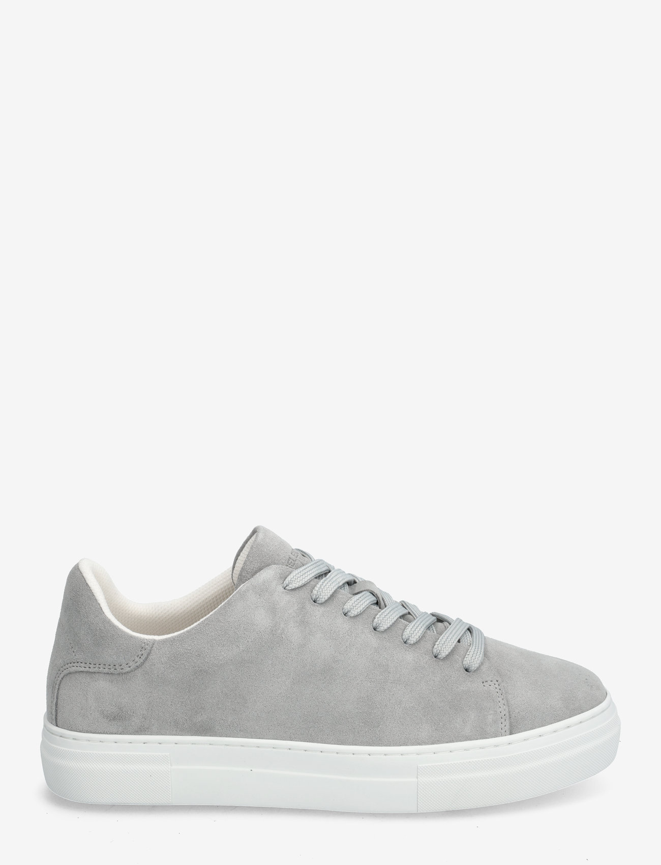Selected Homme - SLHDAVID CHUNKY SUEDE SNEAKER NOOS O - lave sneakers - grey - 1