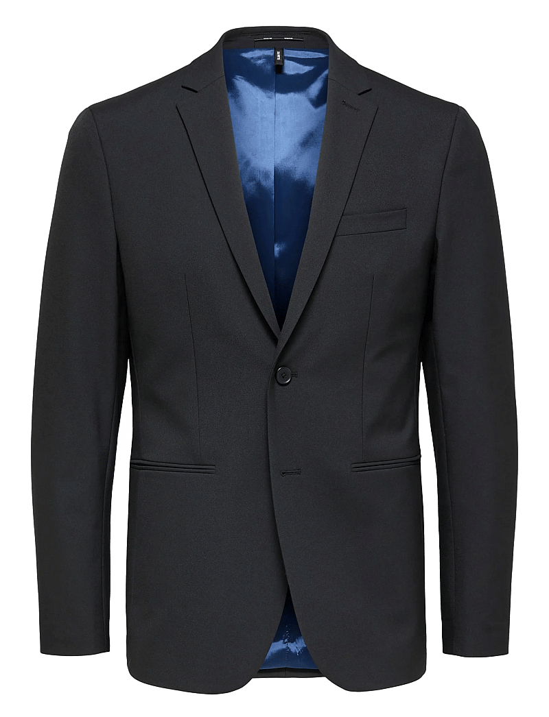 Selected - SLHSLIM-JOSHLACKLZ ADV - enkelknäppta kavajer - black - 1