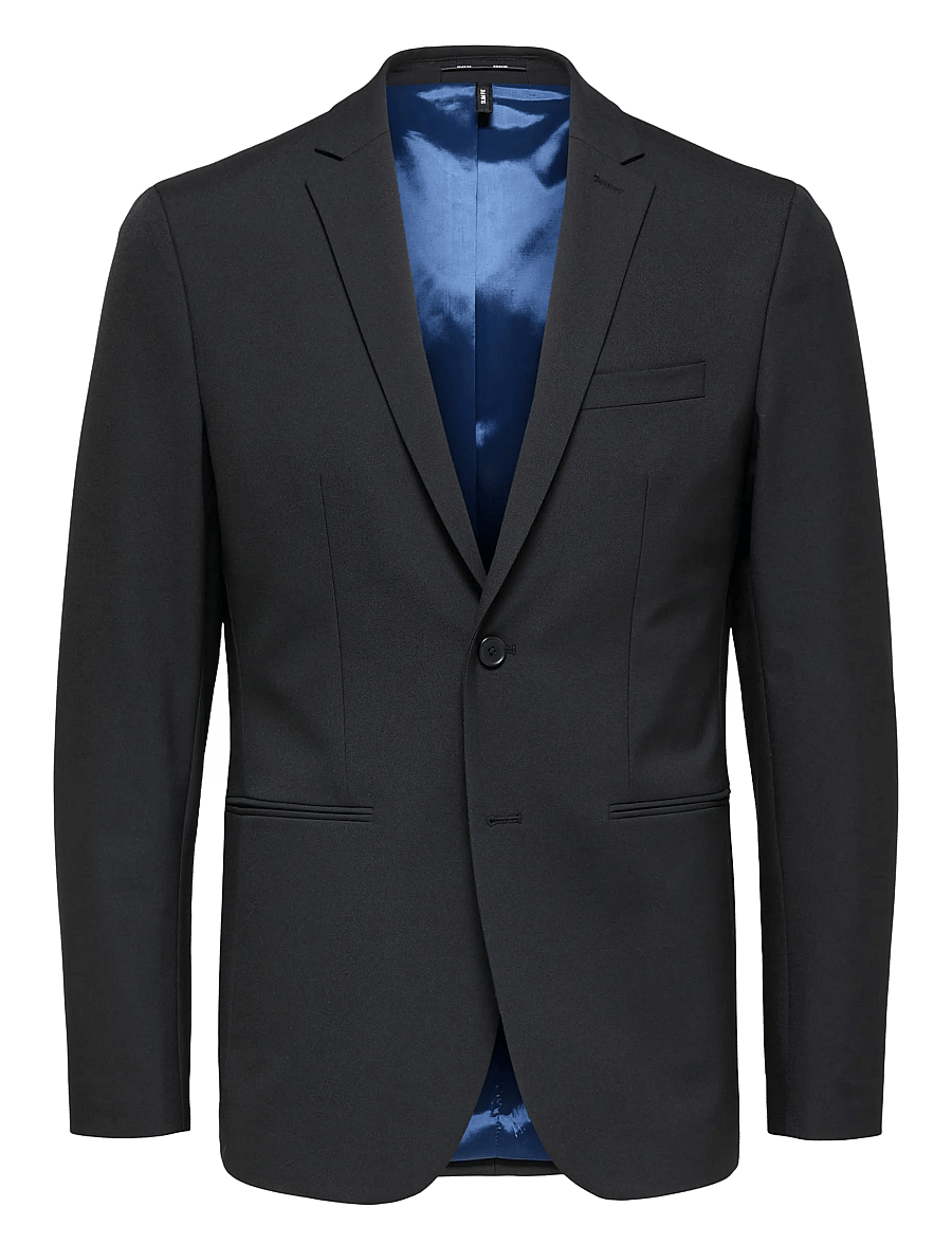Selected - SLHSLIM-JOSHLACKLZ ADV - marynarki jednorzędowe - black - 1