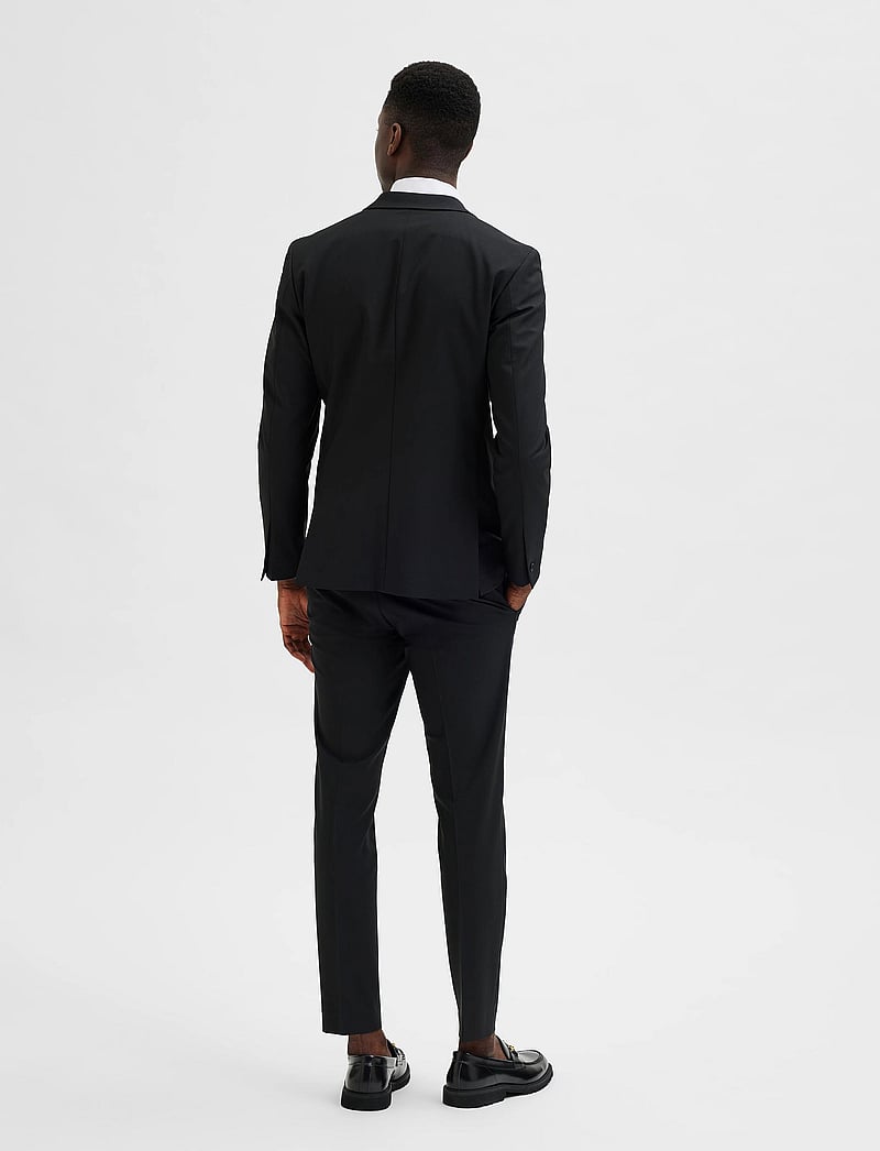 Selected - SLHSLIM-JOSHLACKLZ ADV - enkelknäppta kavajer - black - 3
